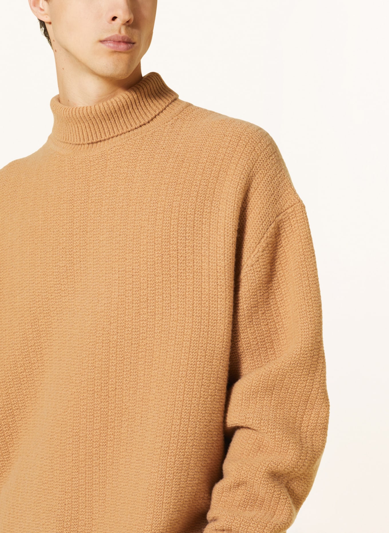 Filippa K Turtleneck sweater, Color: CAMEL (Image 4)
