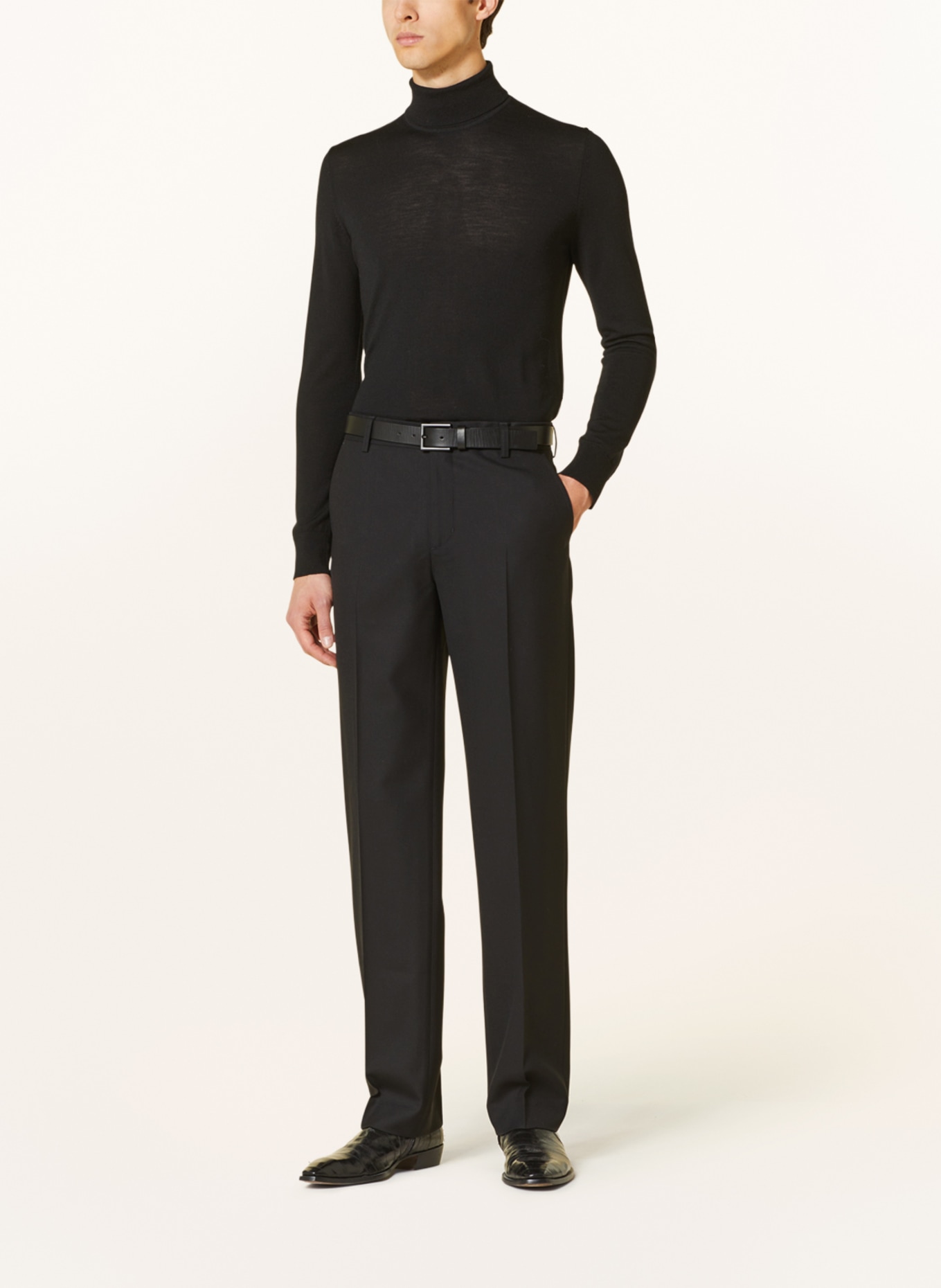 Filippa K Spodnie garniturowe regular fit, Kolor: 1433 BLACK (Obrazek 3)