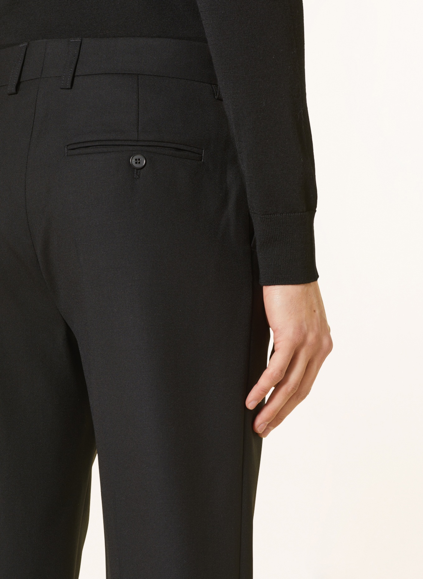 Filippa K Anzughose Regular Fit, Farbe: 1433 BLACK (Bild 6)