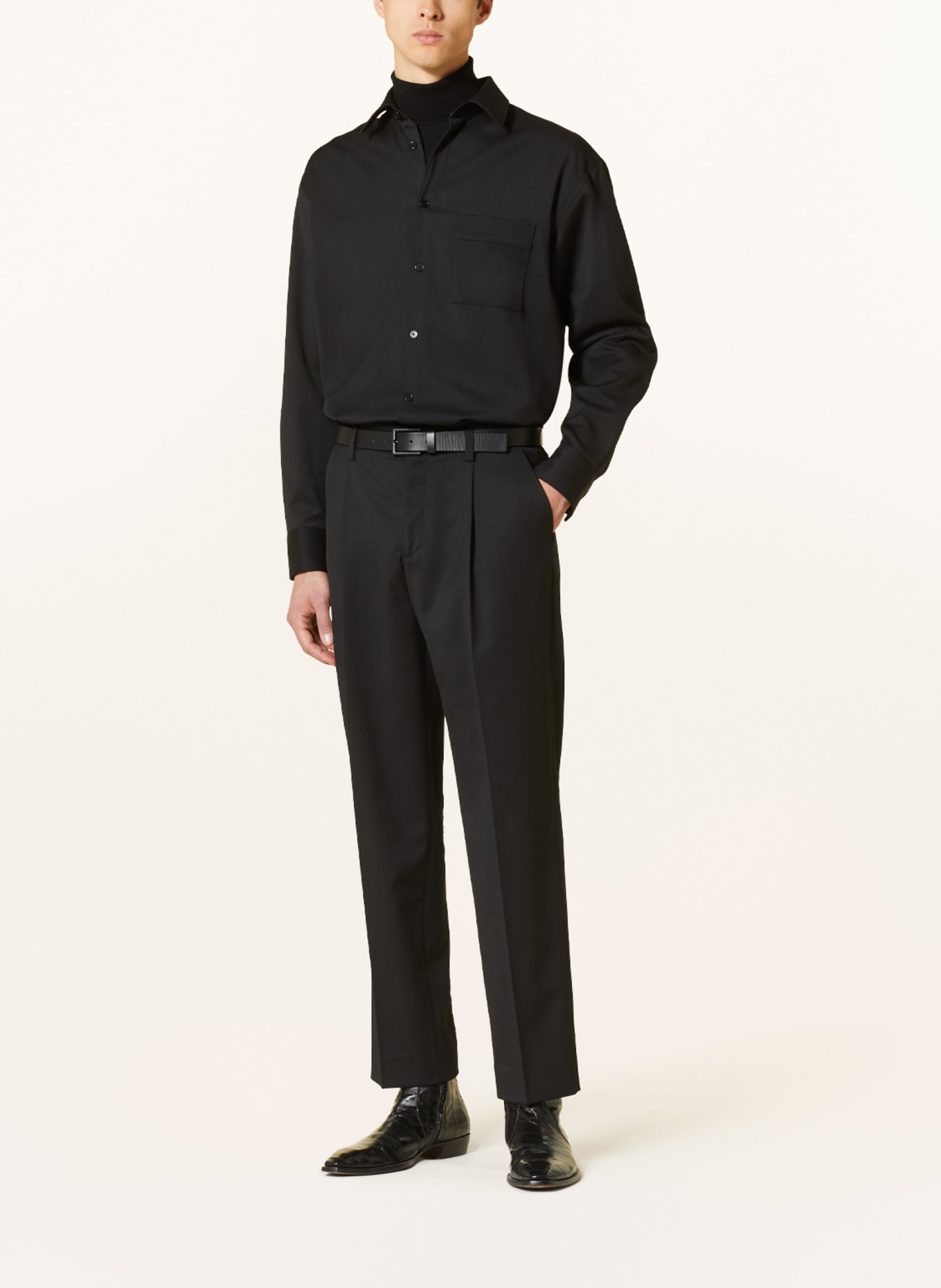 Filippa K Shirt comfort fit, Color: BLACK (Image 2)