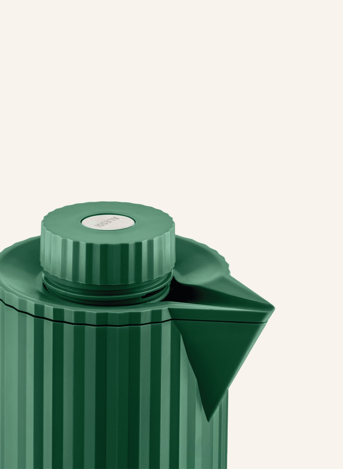 ALESSI Thermally insulated jug PLISSÈ, Color: DARK GREEN (Image 2)