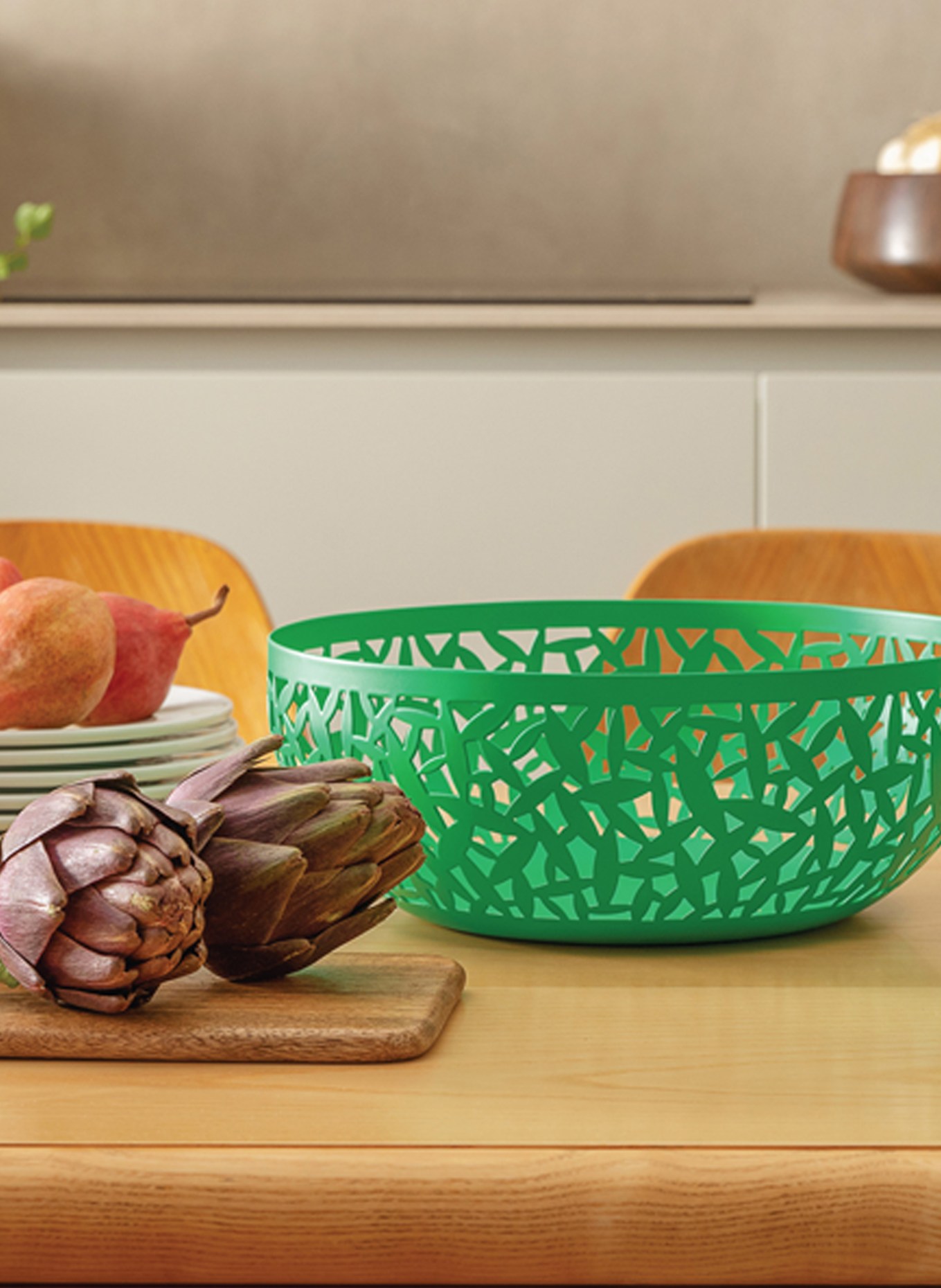 ALESSI Fruit bowl CACTUS, Color: GREEN (Image 2)