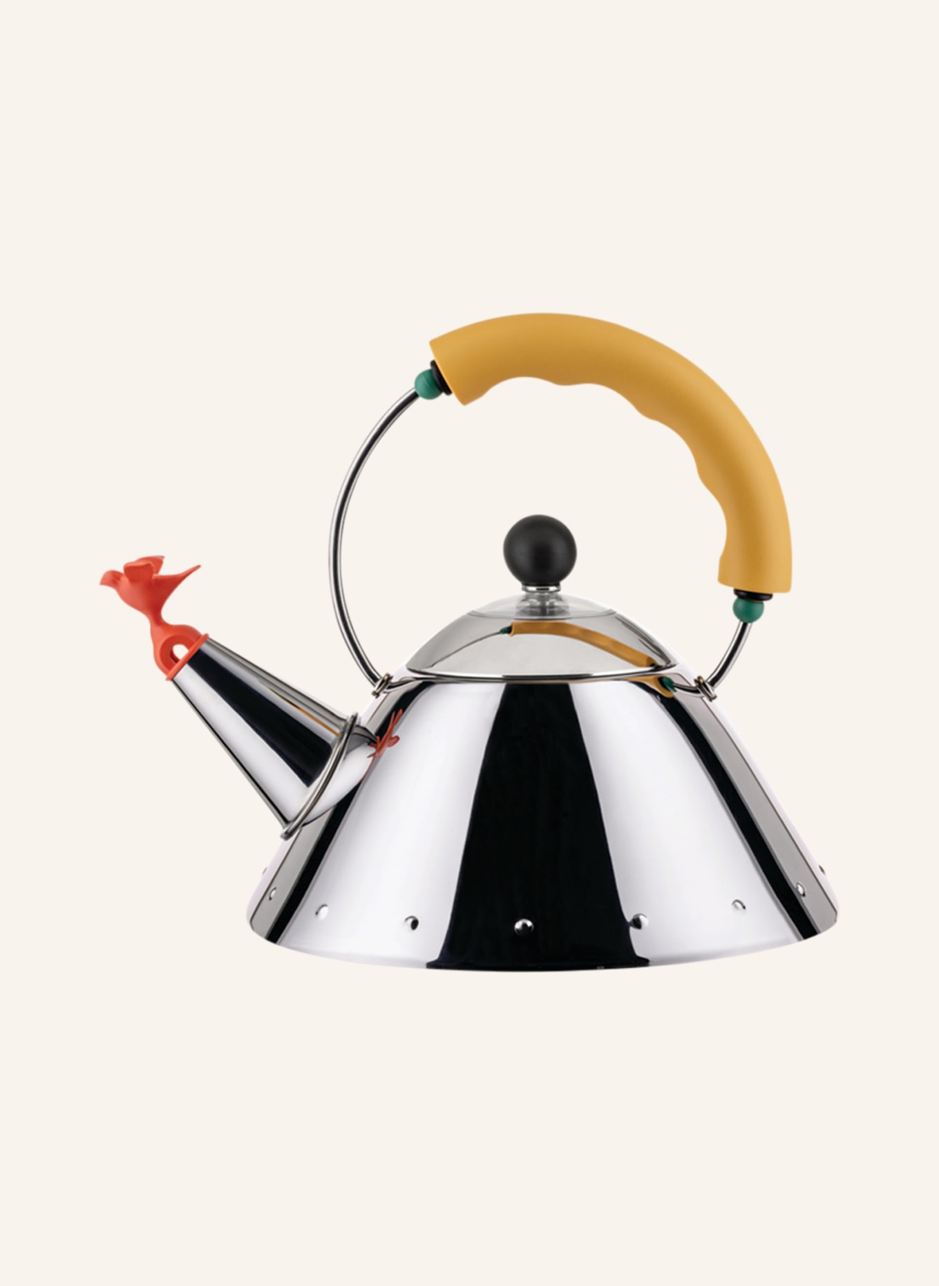 ALESSI Kettles, Color: SILVER/ YELLOW/ RED (Image 1)