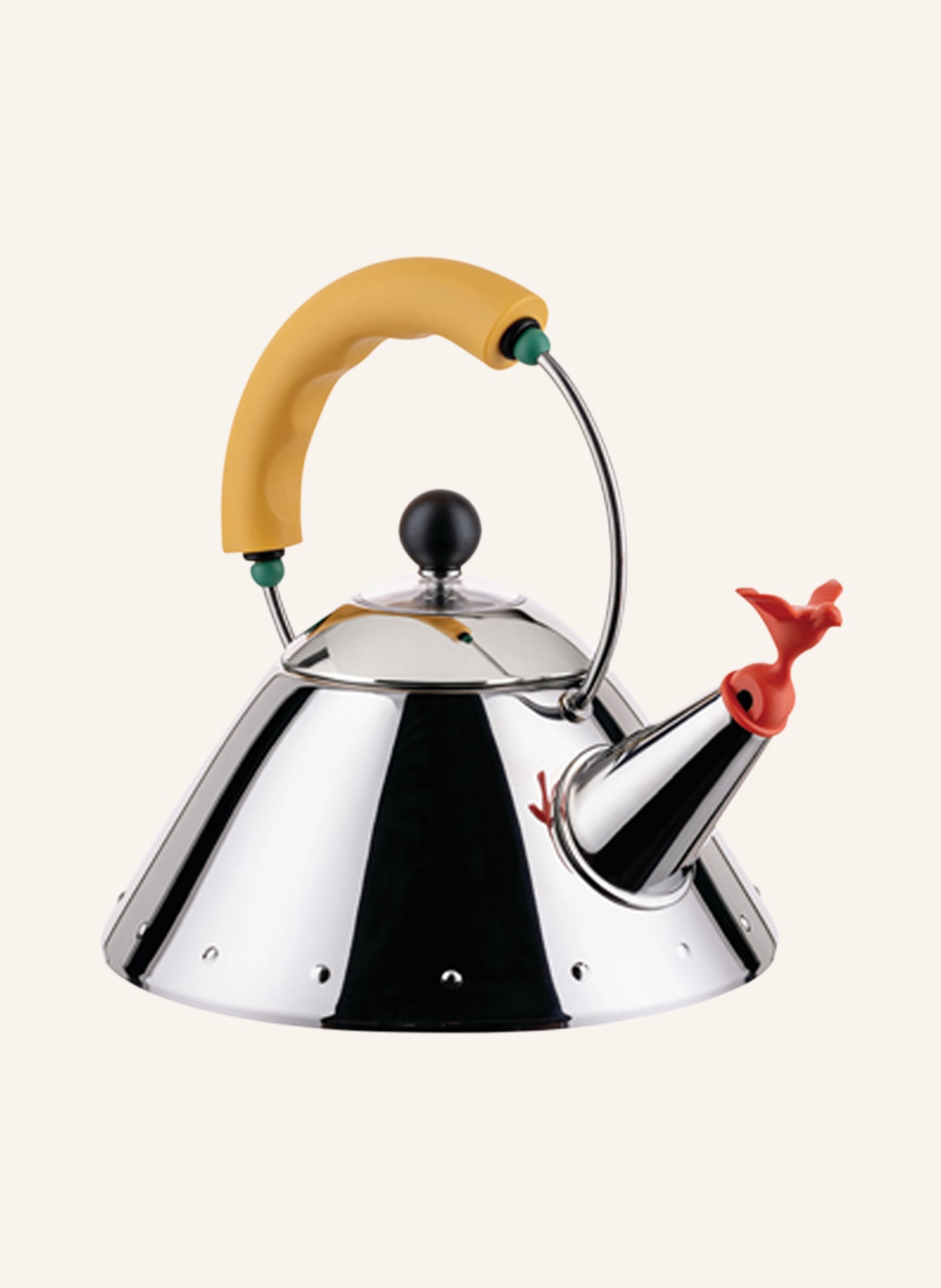 ALESSI Kettles, Color: SILVER/ YELLOW/ RED (Image 2)