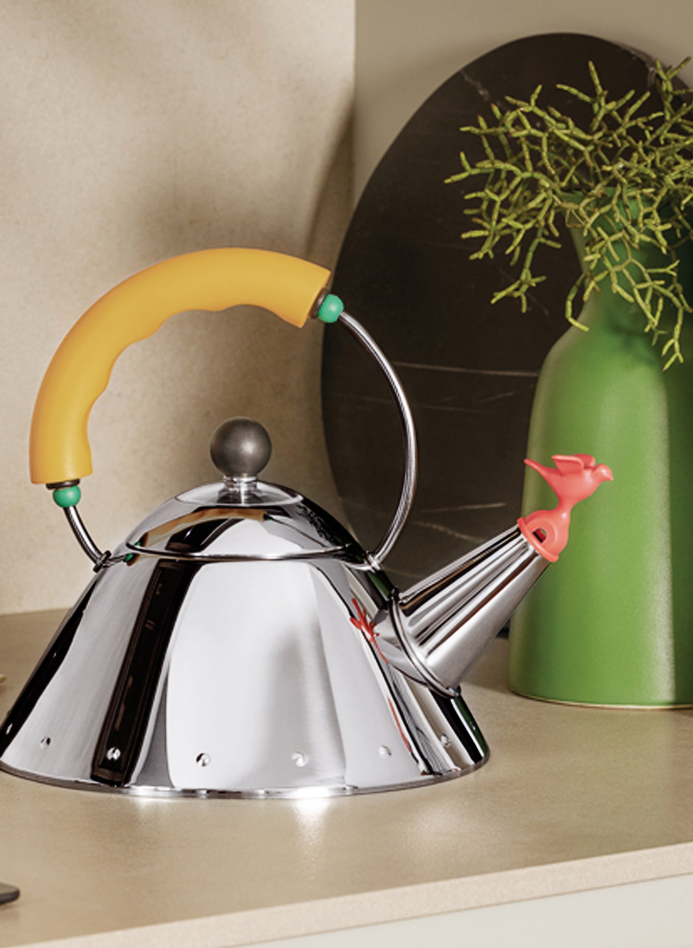 ALESSI Kettles, Color: SILVER/ YELLOW/ RED (Image 3)