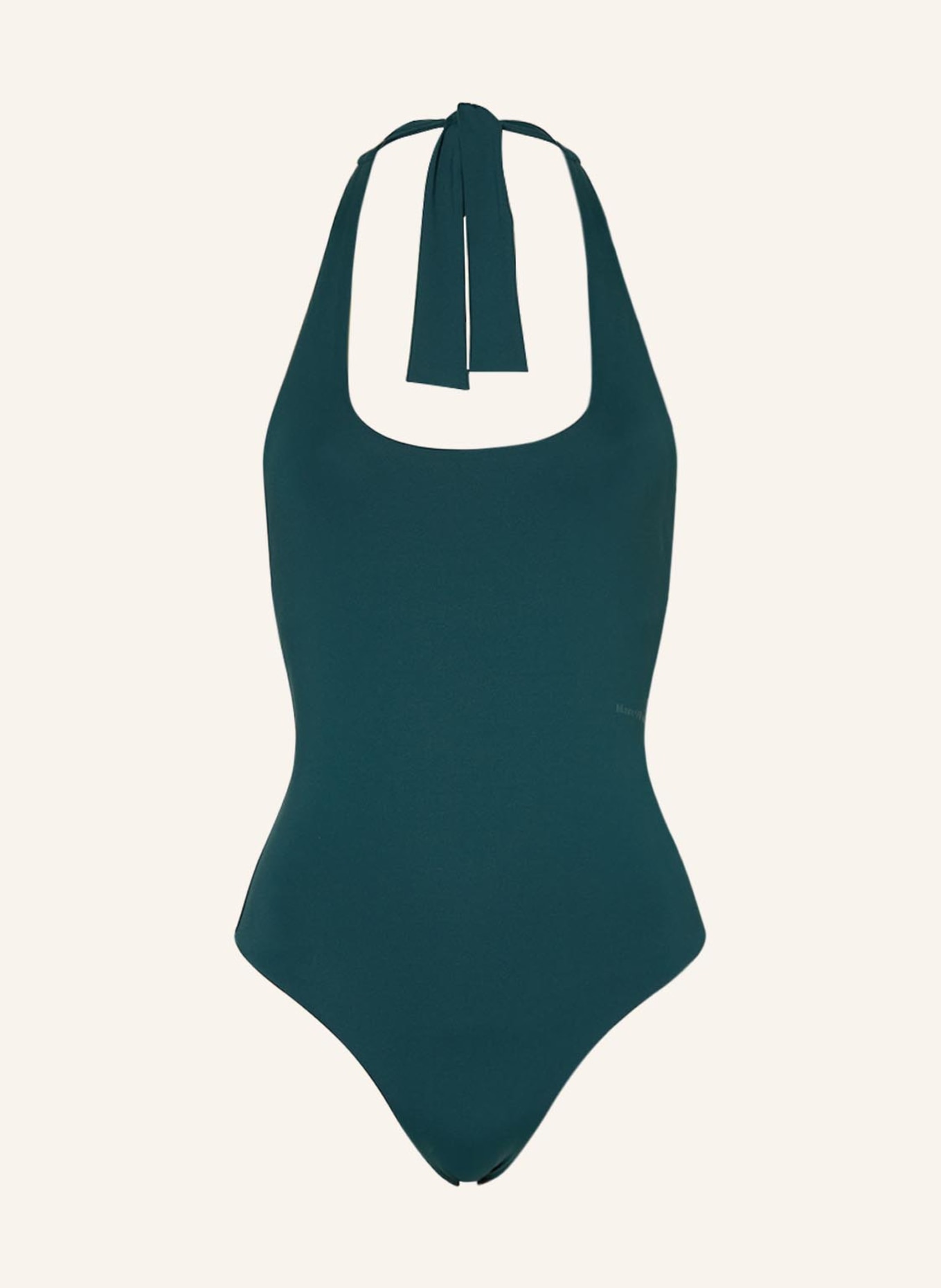 Marc O'Polo Halter neck swimsuit, Color: GREEN (Image 1)