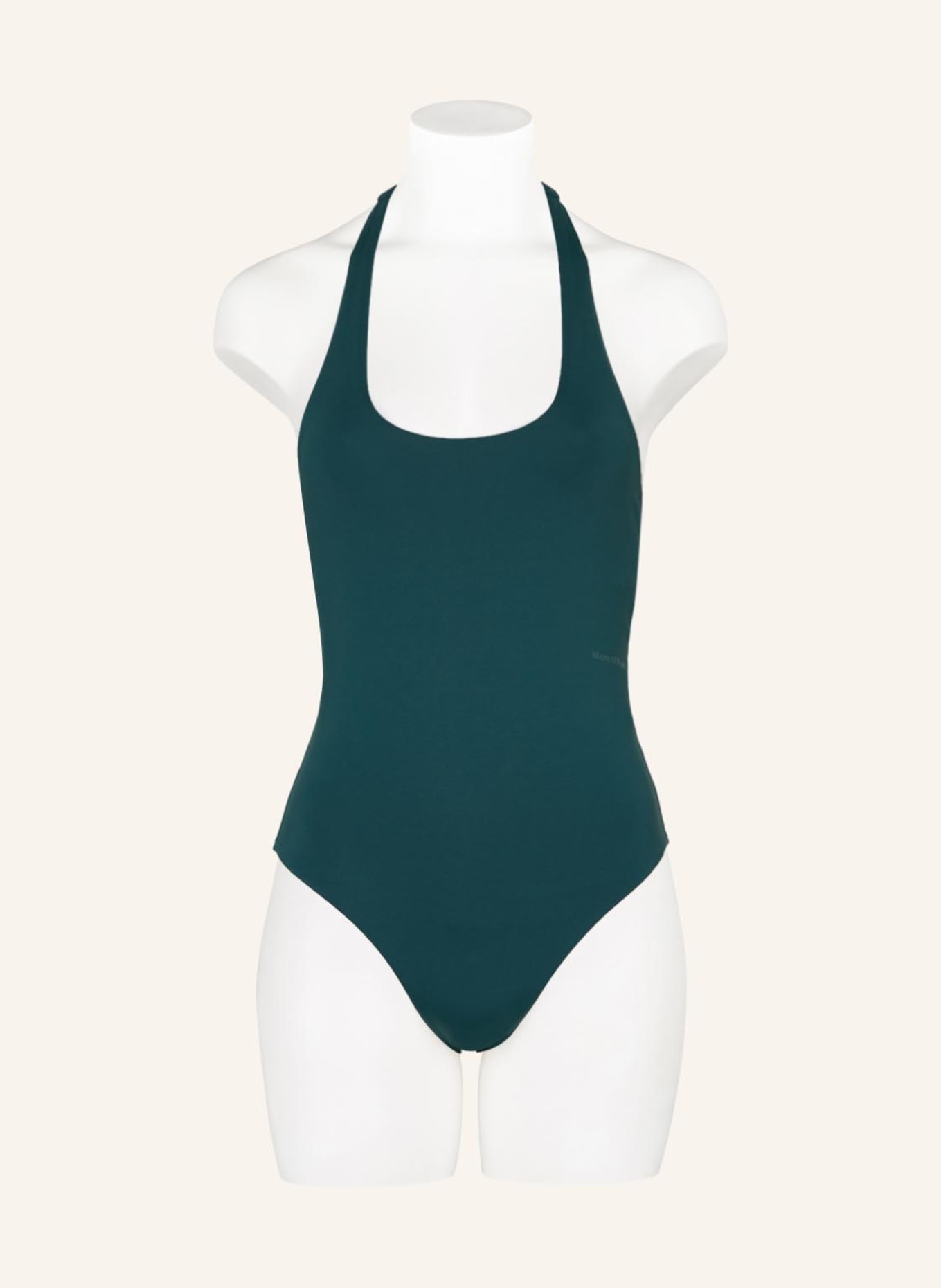 Marc O'Polo Halter neck swimsuit, Color: GREEN (Image 2)