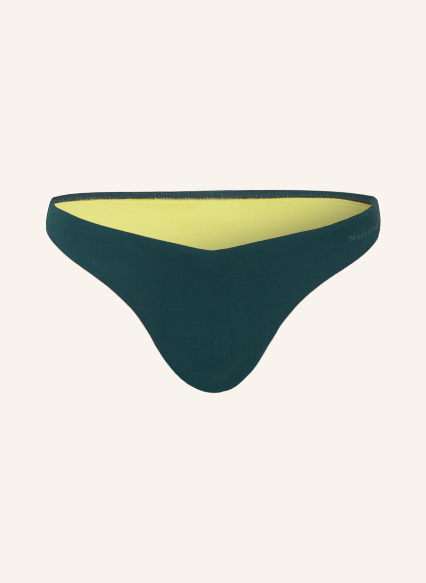 Marc O'Polo Brazilian bikini bottoms with UV protection, Color: OLIVE (Image 1)