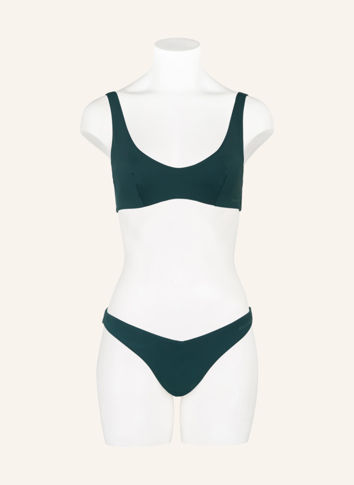 Marc O'Polo Brazilian bikini bottoms with UV protection, Color: OLIVE (Image 2)