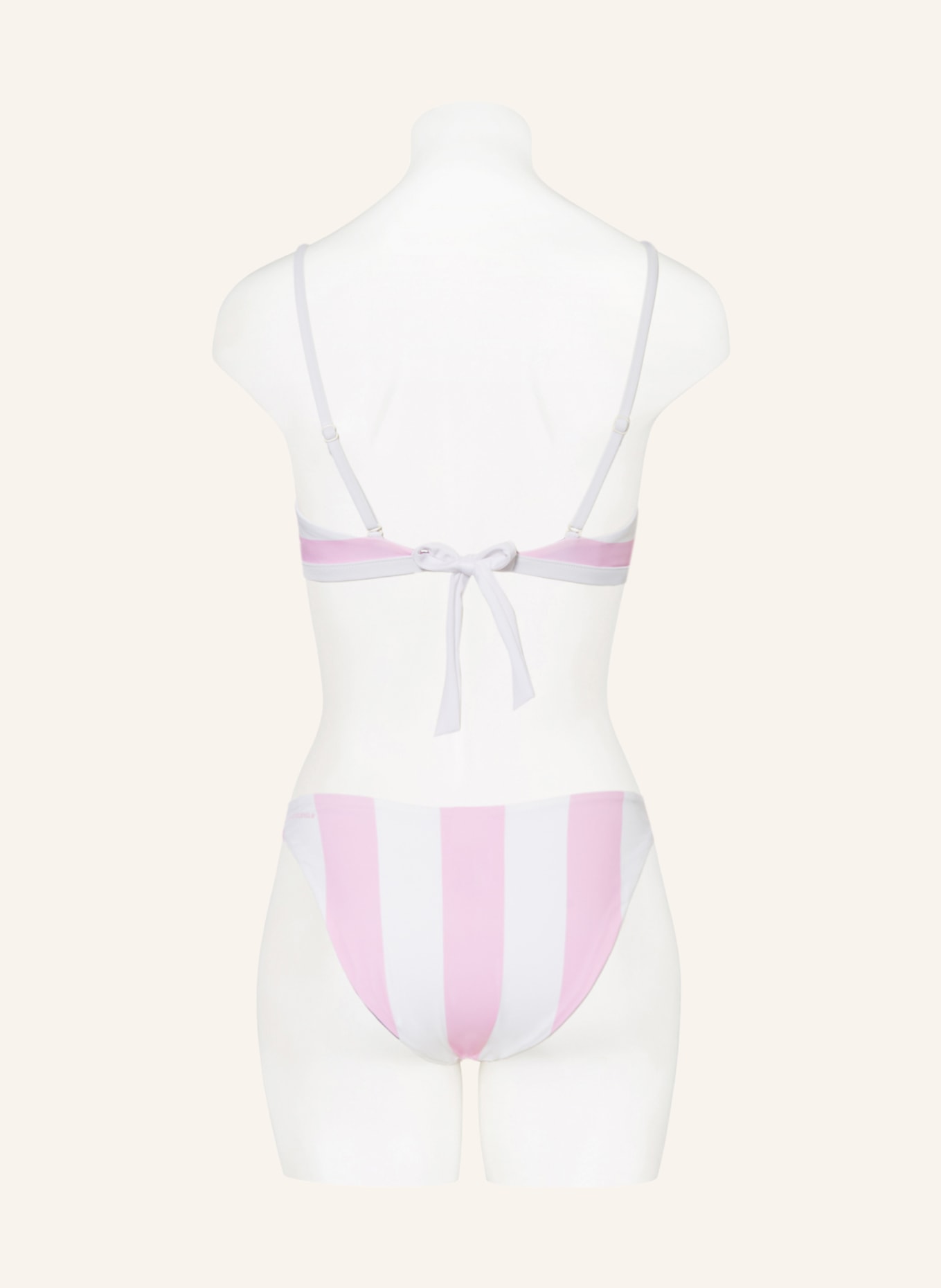Marc O'Polo Basic-Bikini-Hose zum Wenden mit UV-Schutz, Farbe: WEISS/ DUNKELBLAU/ ROSA (Bild 3)
