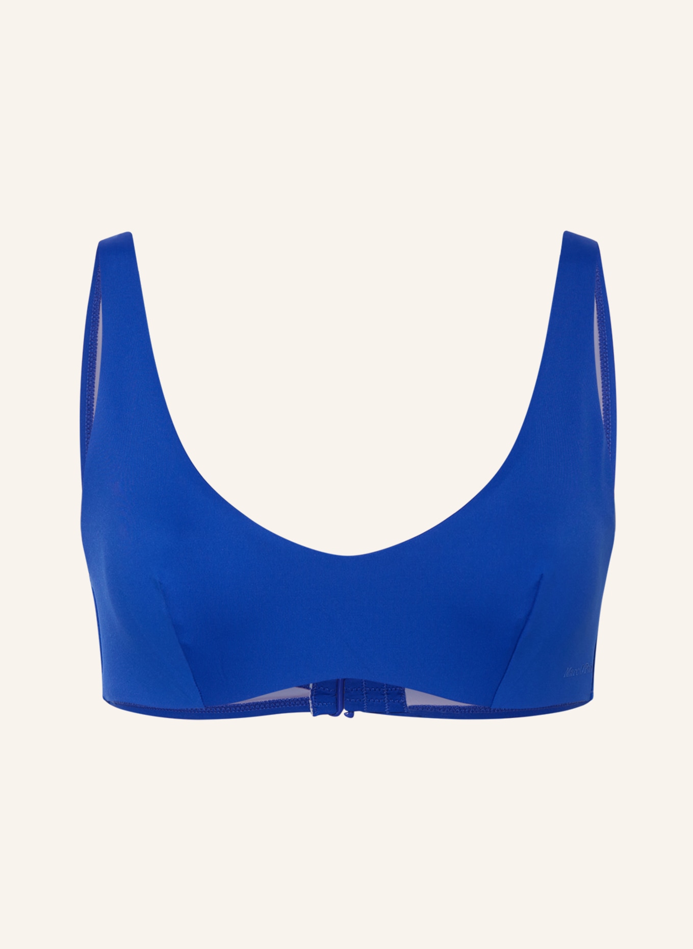 Marc O'Polo Underwired bikini top with UV protection, Color: BLUE (Image 1)