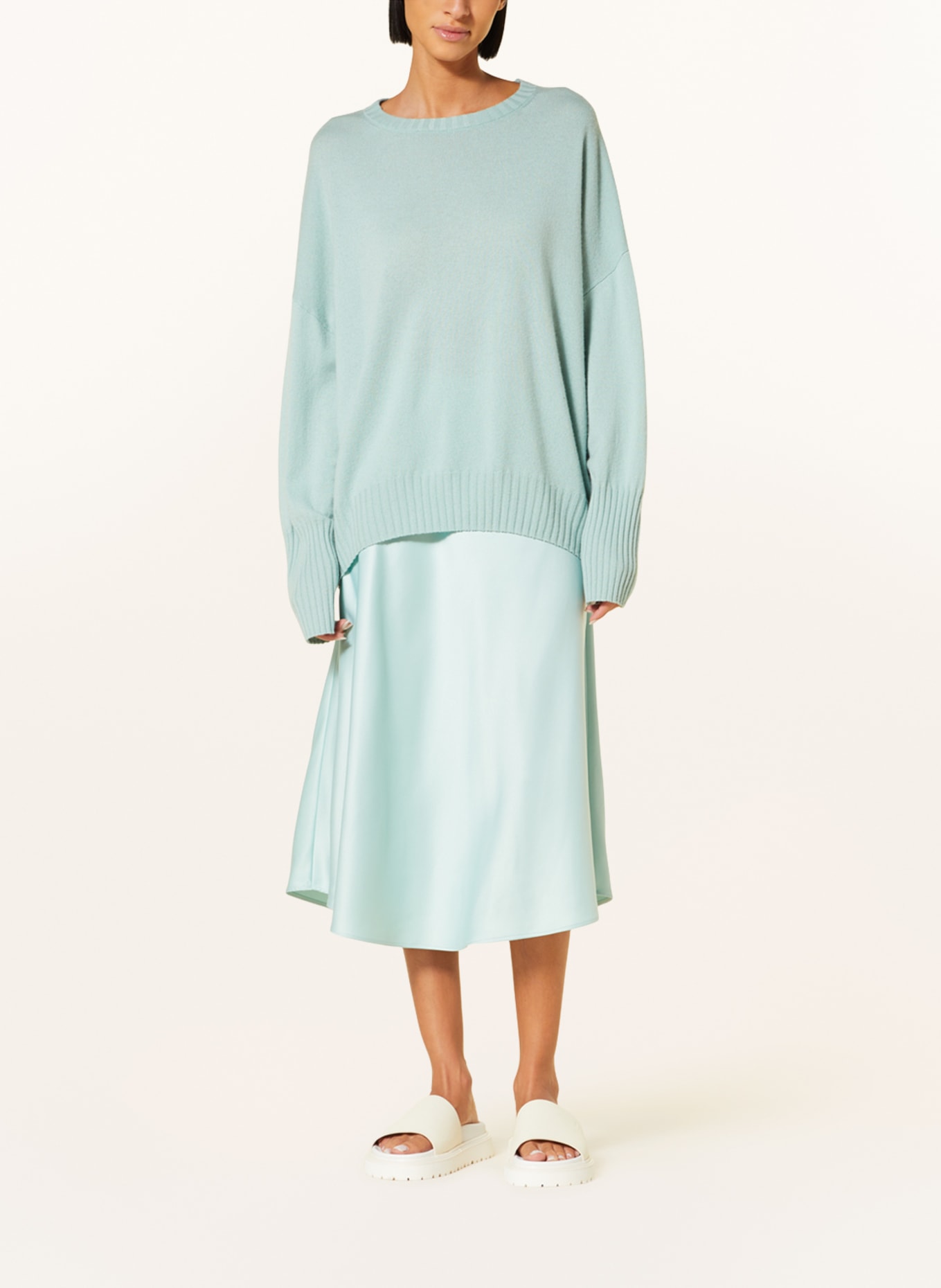 Juvia Sweater MAGADALENA with cashmere, Color: MINT (Image 2)