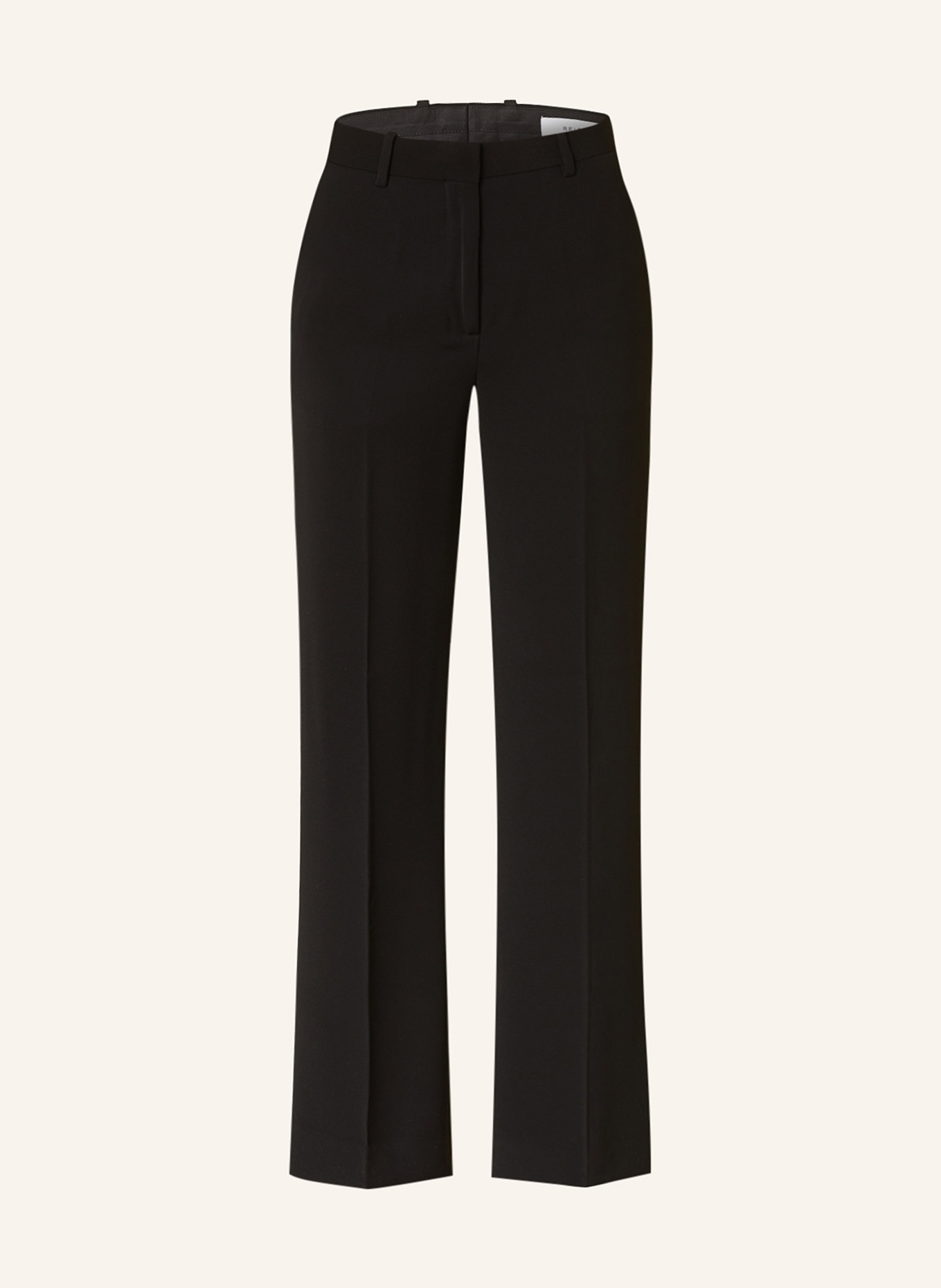 REISS Wide leg trousers MARGEAUX, Color: BLACK (Image 1)