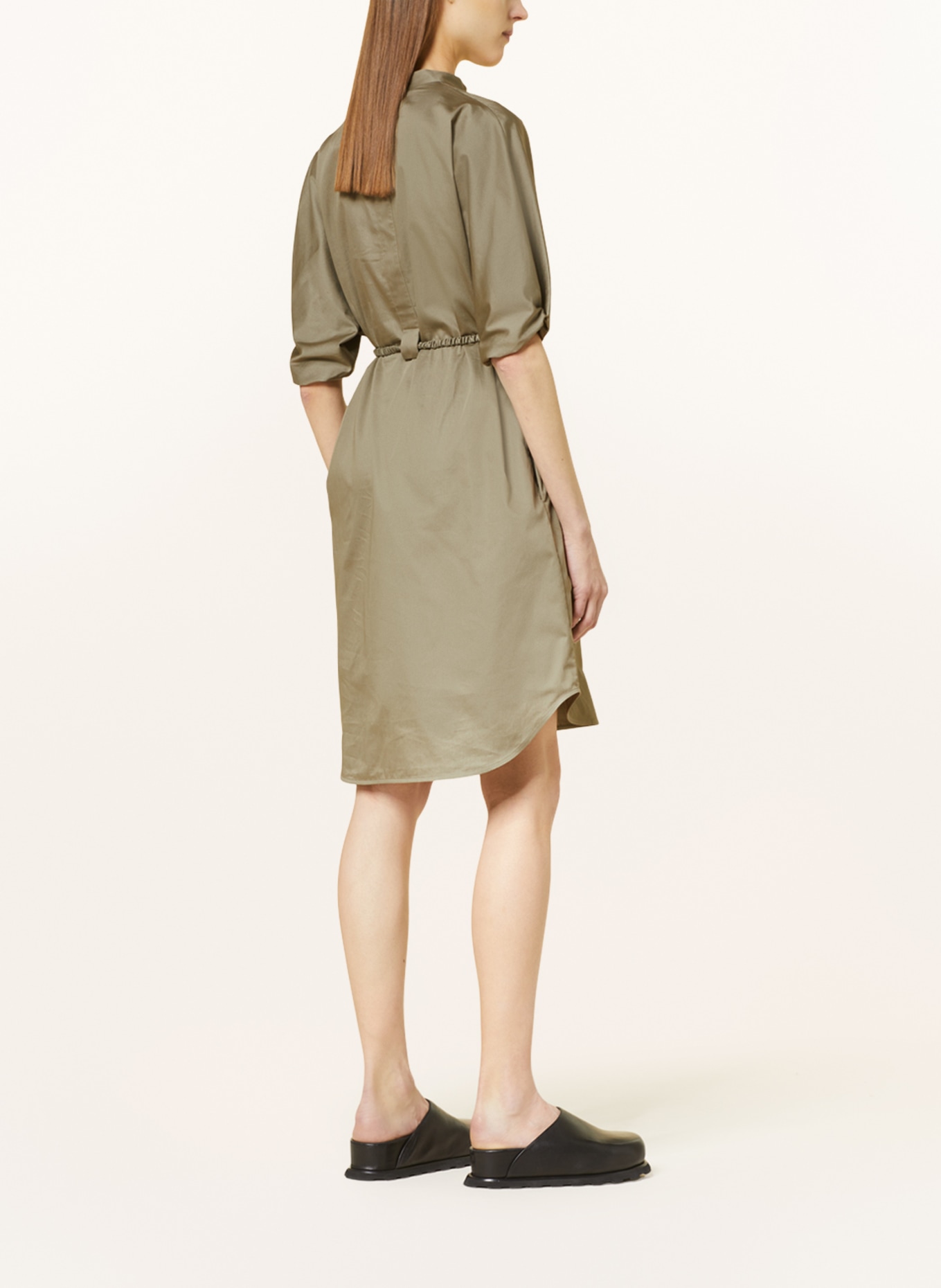 COS Dress with 3/4 sleeves, Color: KHAKI (Image 3)