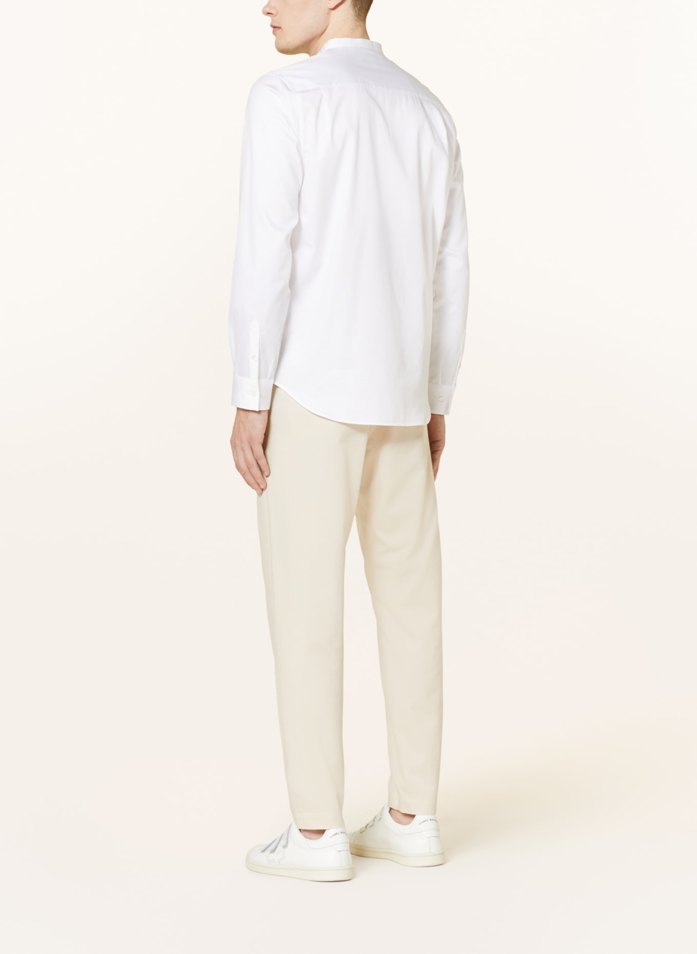 COS Shirt regular fit with stand-up collar, Color: WHITE (Image 3)