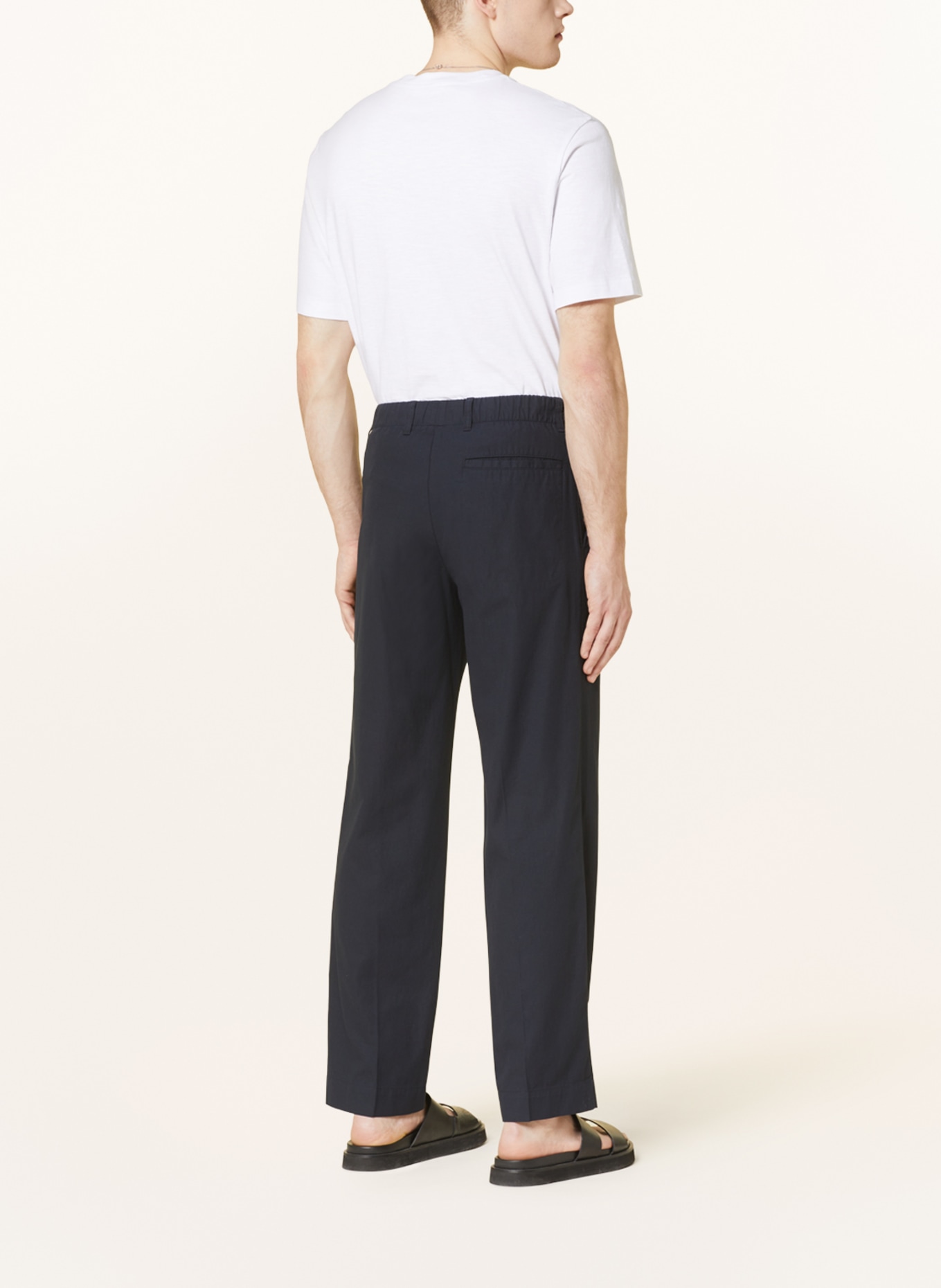 COS Spodnie regular fit, Kolor: GRANATOWY (Obrazek 3)