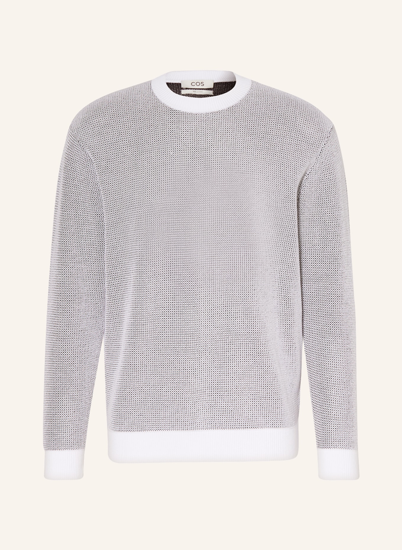 COS Sweater, Color: WHITE/ BLACK (Image 1)