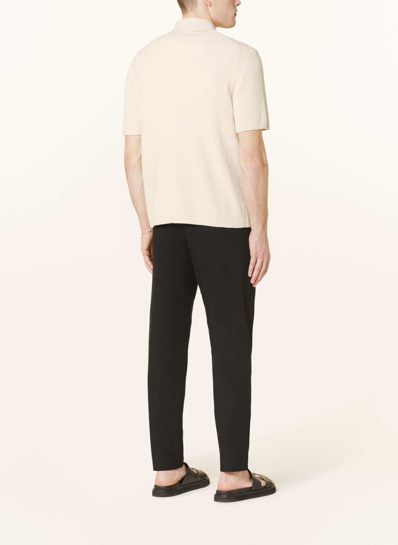 COS Knit shirt regular fit, Color: BEIGE (Image 3)