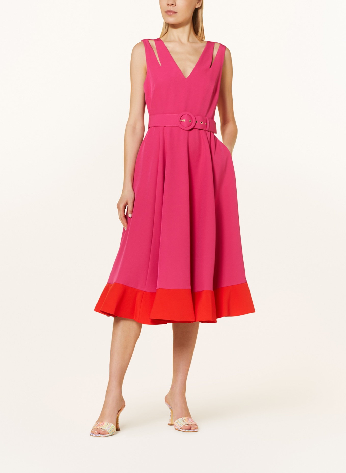 Phase Eight Dress RAQUEL with cut-outs, Color: PINK (Image 2)