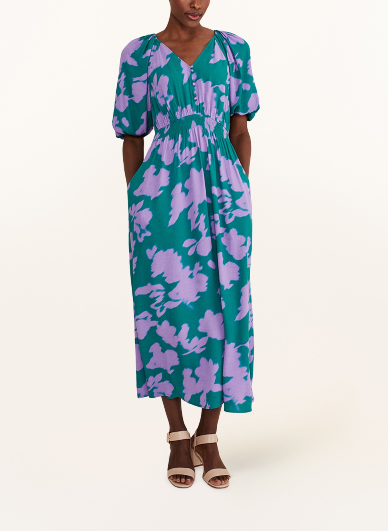 Phase Eight Dress PIPPA in teal light purple