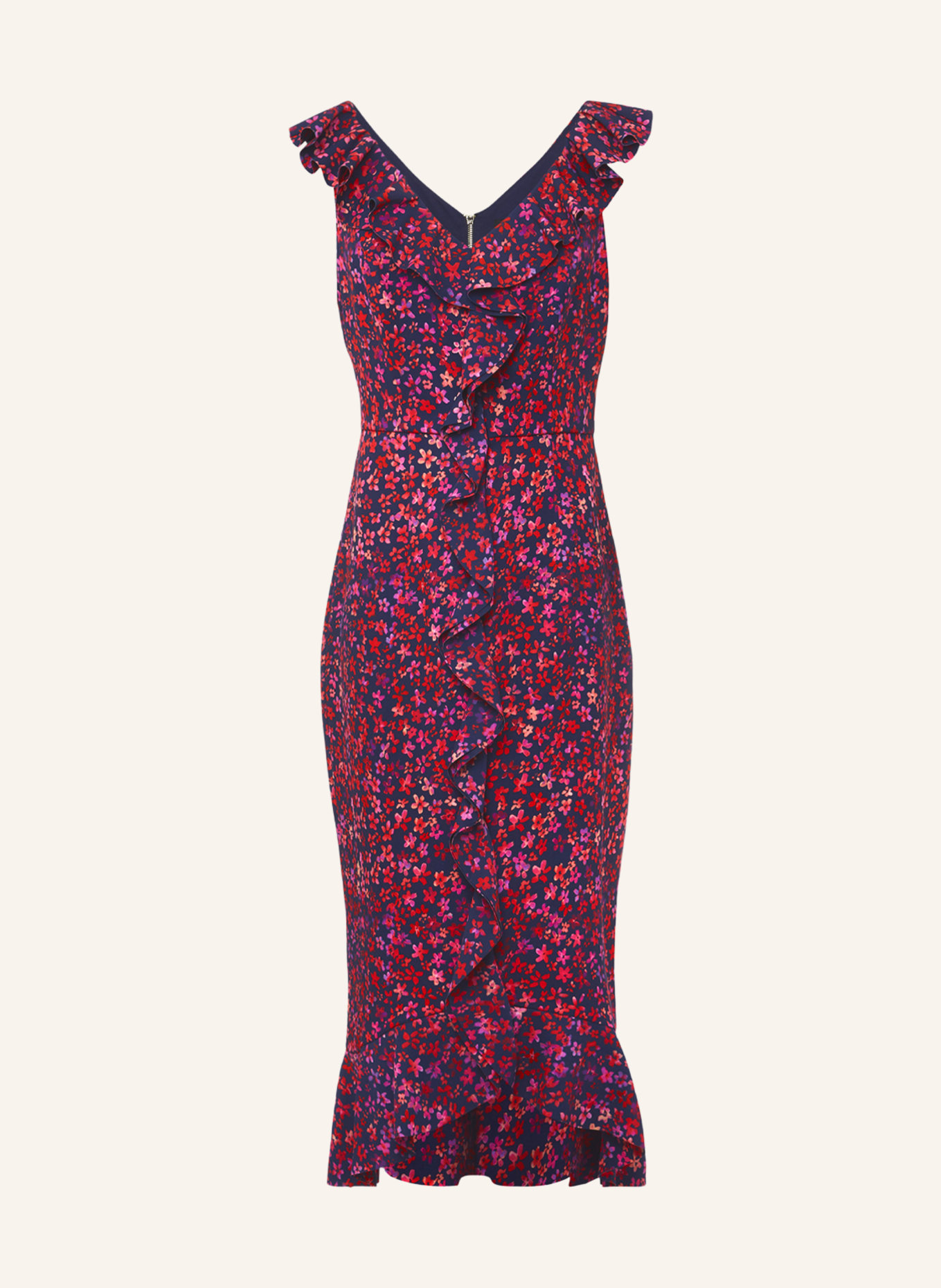 Phase Eight Dress VIOLA, Color: DARK BLUE/ RED/ LIGHT PURPLE (Image 1)