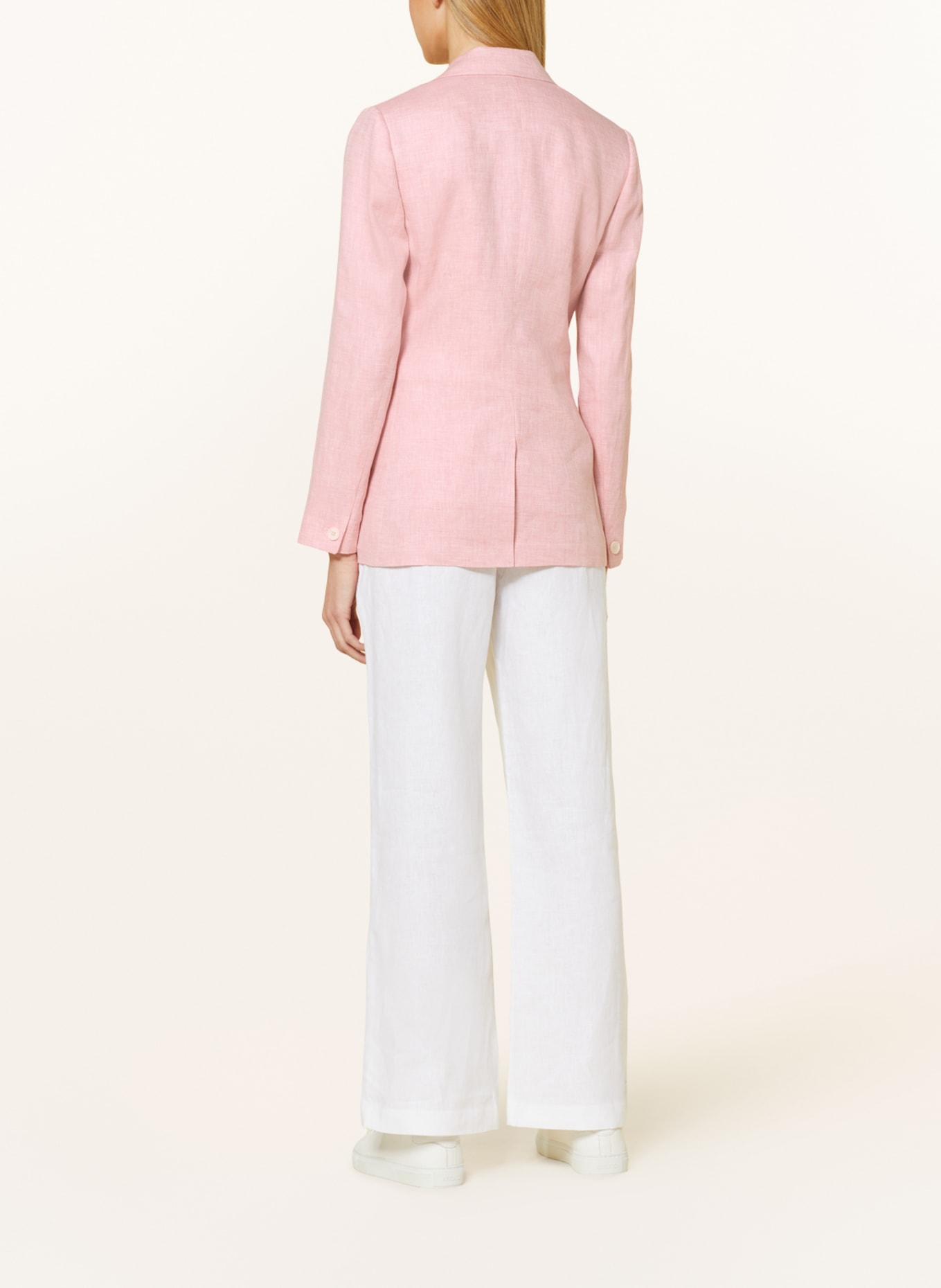 HOBBS Linen blazer NANCY, Color: LIGHT PINK (Image 3)