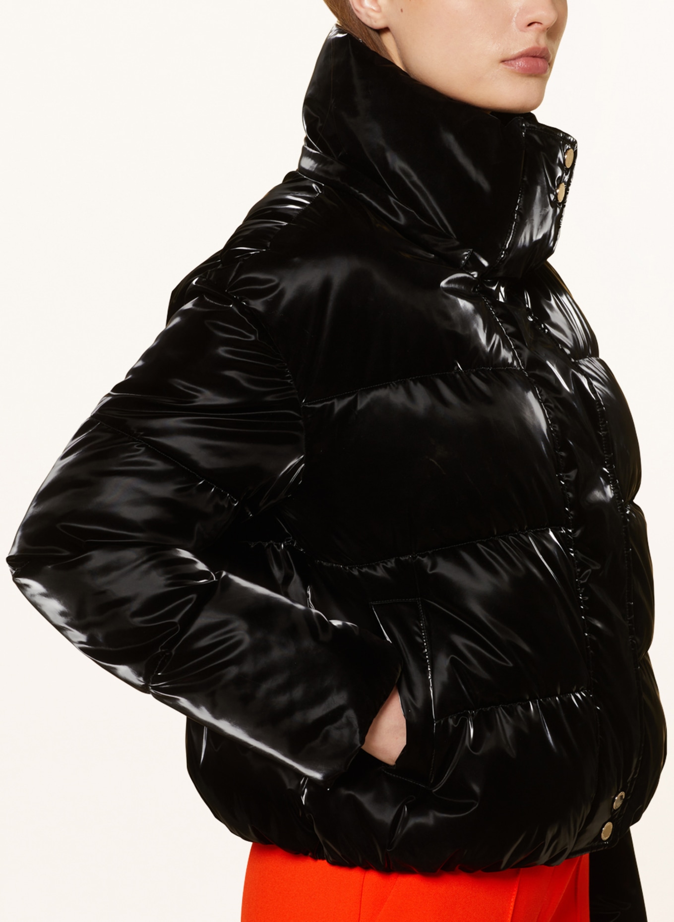 PATRIZIA PEPE Quilted jacket, Color: BLACK (Image 6)