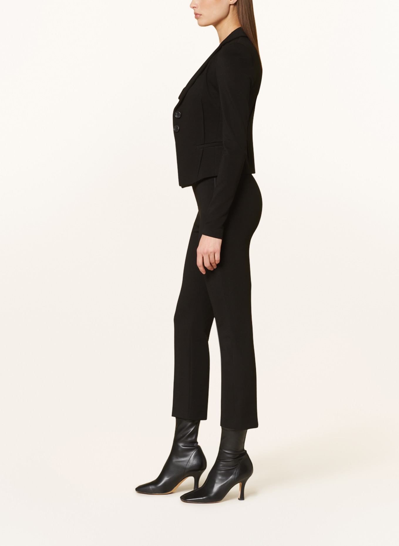 PATRIZIA PEPE 7/8 pants, Color: BLACK (Image 4)