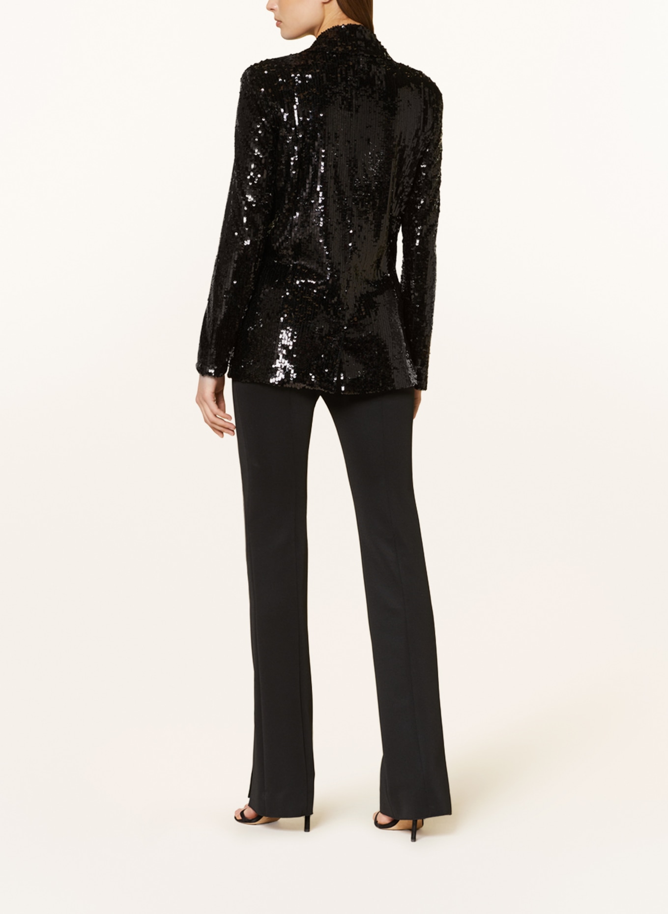 PATRIZIA PEPE Blazer with sequins, Color: BLACK (Image 3)