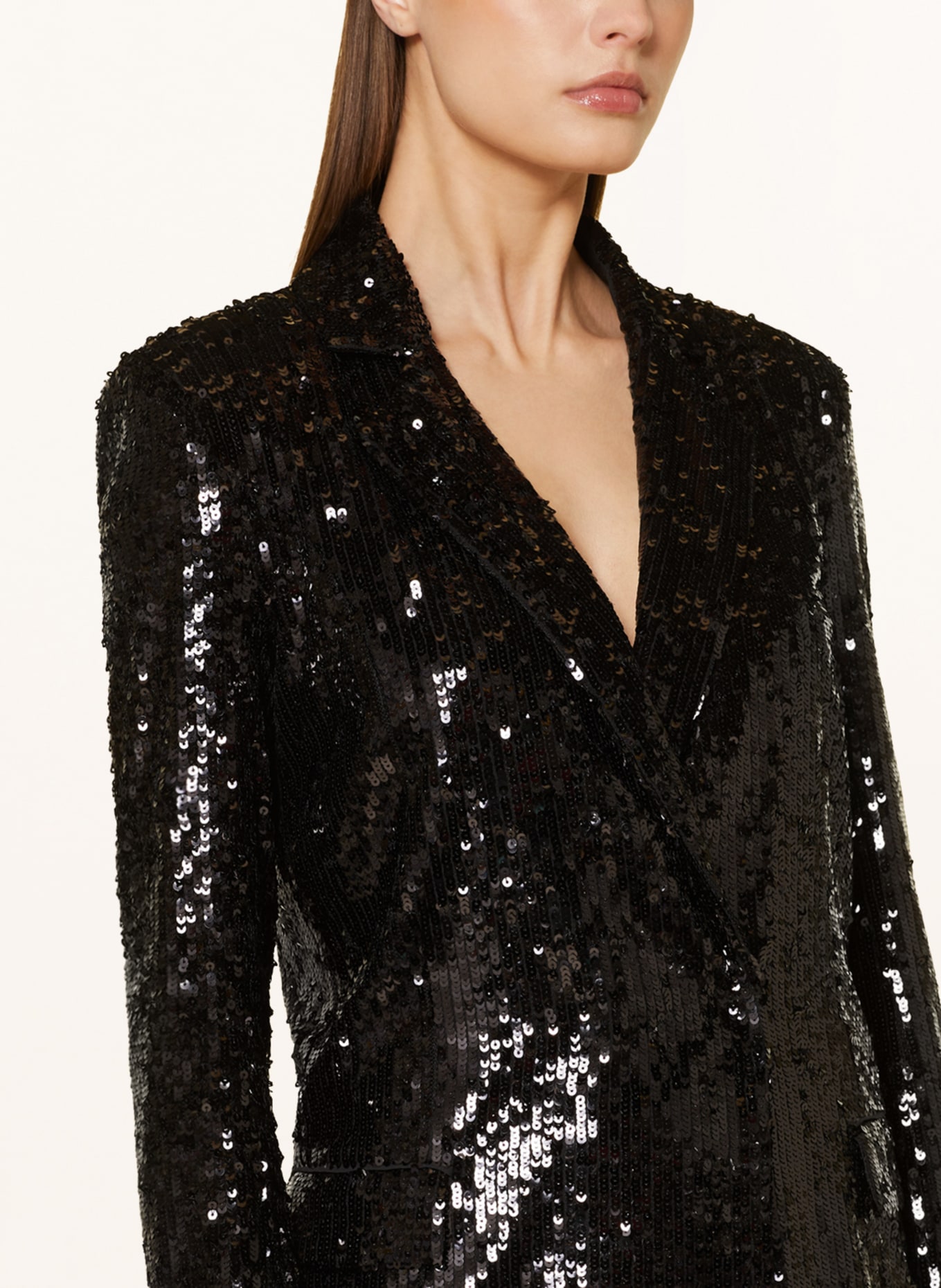 PATRIZIA PEPE Blazer with sequins, Color: BLACK (Image 4)