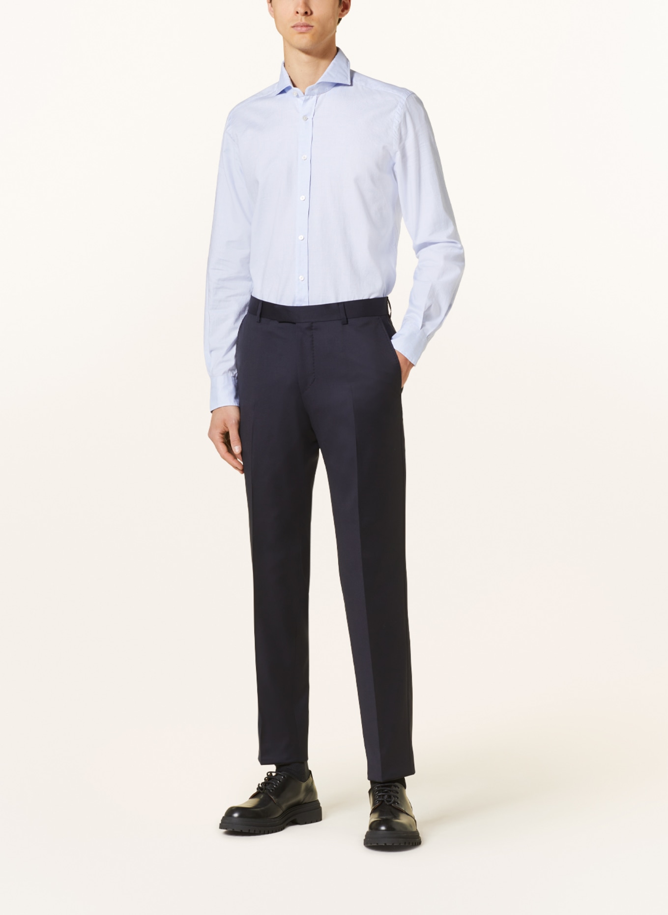 windsor. Suit trousers SOLE slim fit, Color: 401 Dark Blue                  401 (Image 3)