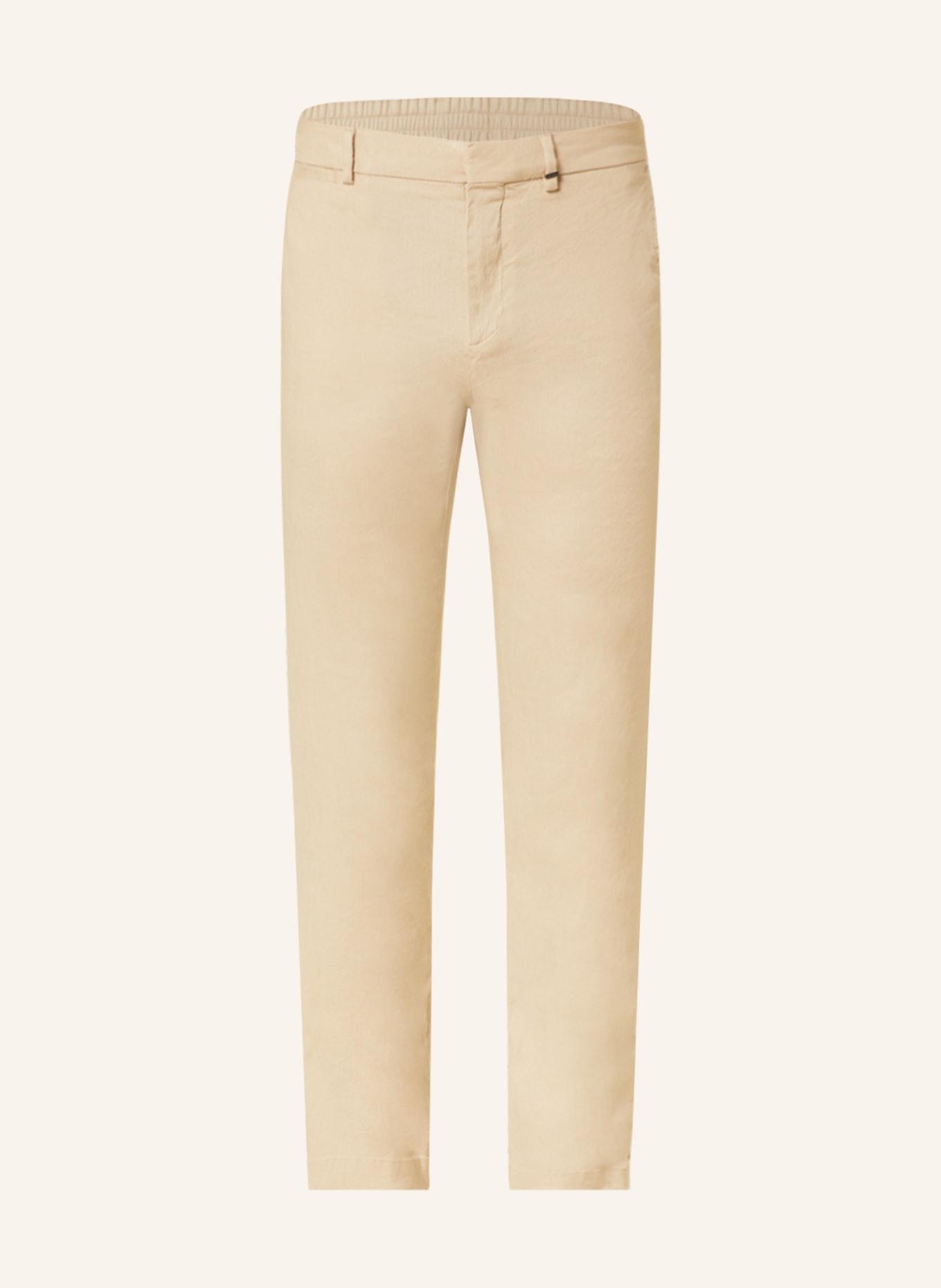 TED BAKER Chinos KIMMEL extra slim fit with linen, Color: BEIGE(Image null)
