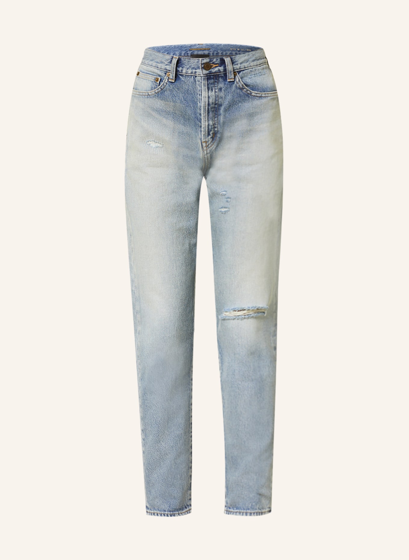 SAINT LAURENT Destroyed Jeans, Farbe: 4568 SANTA MONICA BLUE (Bild 1)