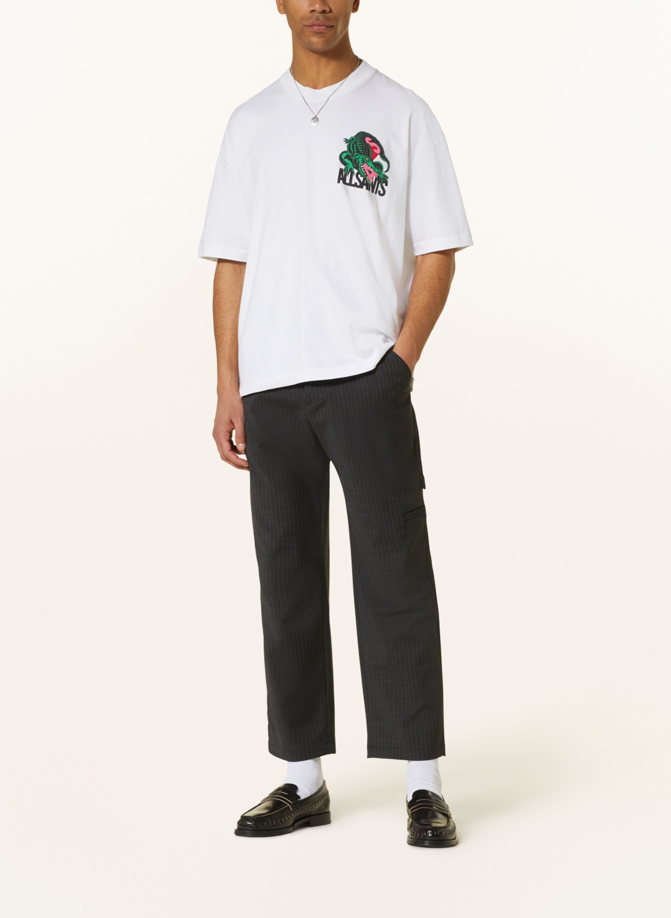 ALLSAINTS T-shirt GATOT, Color: WHITE (Image 3)