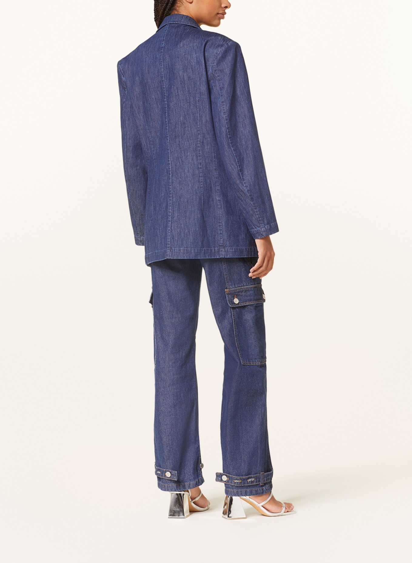 WUNDERKIND x hessnatur Blezer jeansowy, Kolor: GRANATOWY (Obrazek 3)