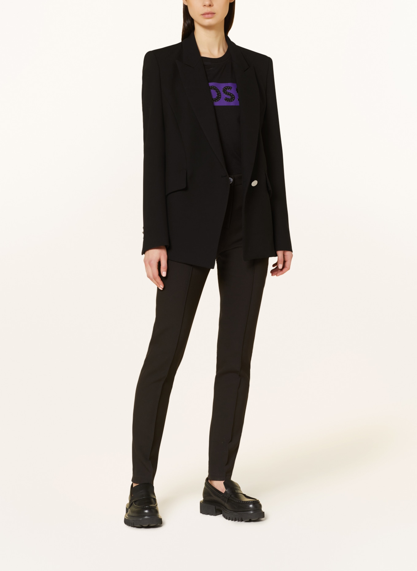 BOSS Jersey blazer JARINAH, Color: BLACK (Image 2)