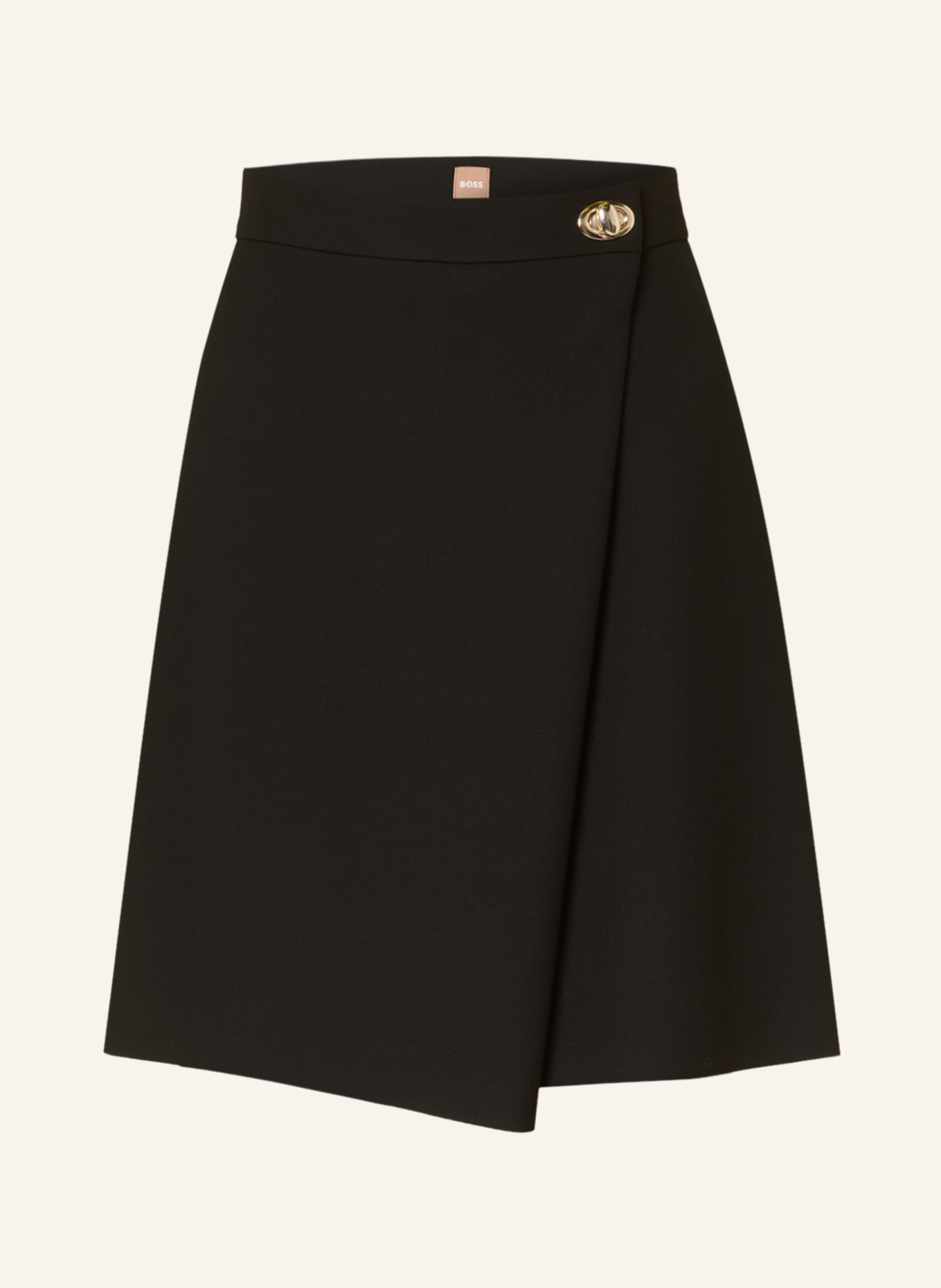 BOSS Skirt VOFELA in wrap look, Color: BLACK (Image 1)