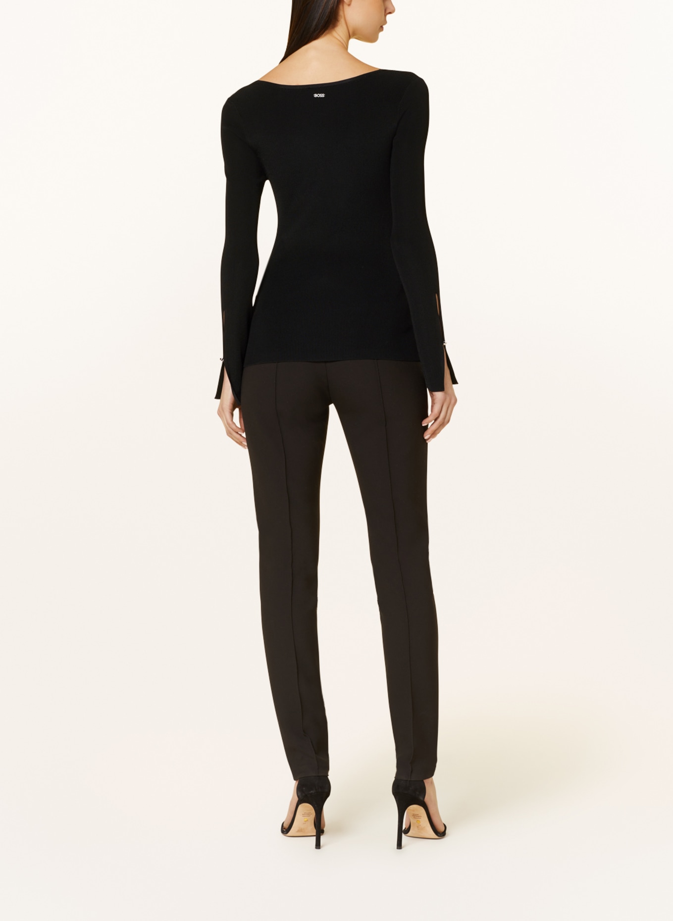 BOSS Sweater FAUCONA, Color: BLACK (Image 3)