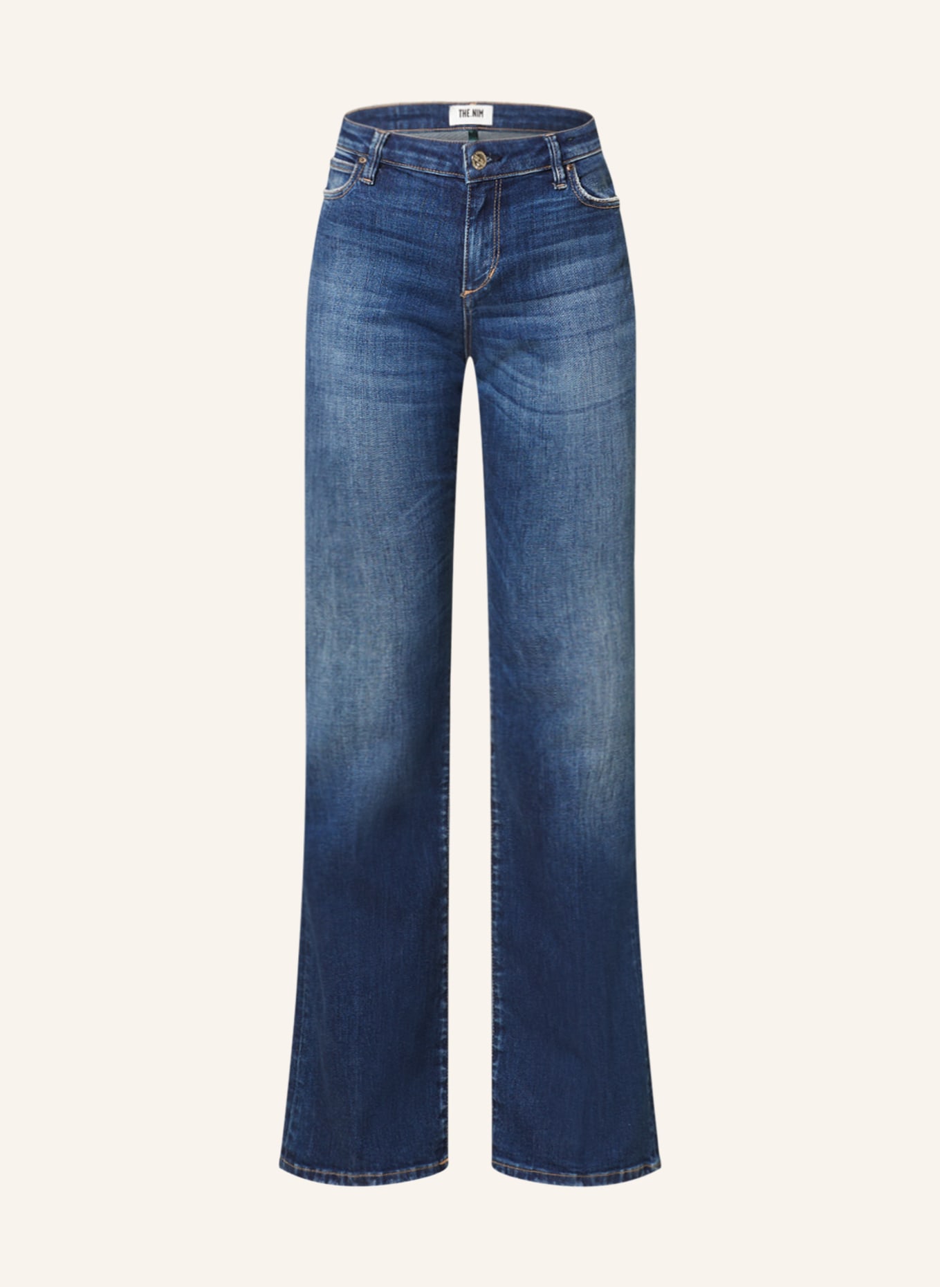 THE.NIM STANDARD Bootcut jeans TRACY CROP, Color: W649-MDD MID BLUE (Image 1)