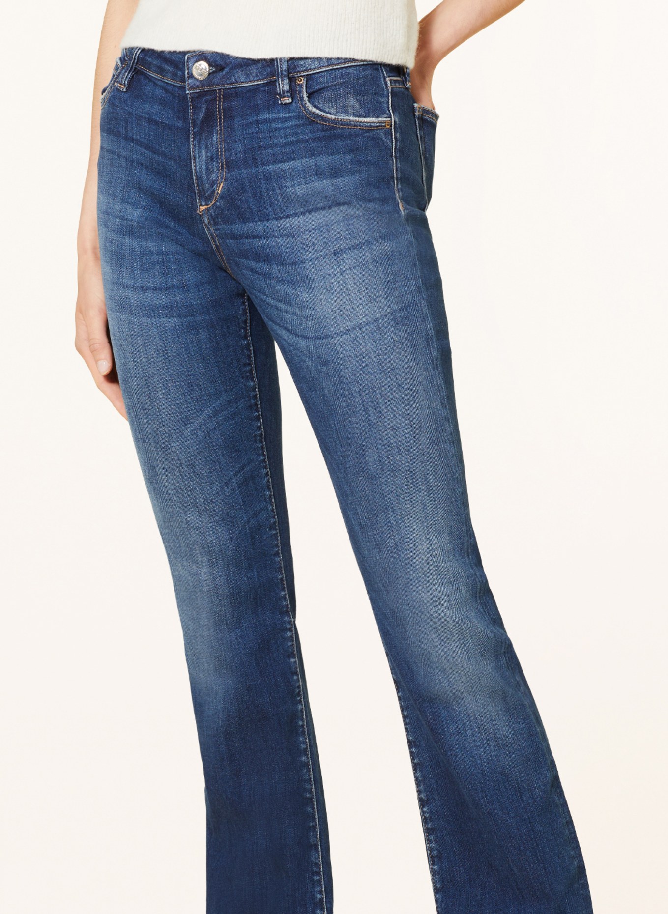 THE.NIM STANDARD Bootcut jeans TRACY CROP, Color: W649-MDD MID BLUE (Image 5)