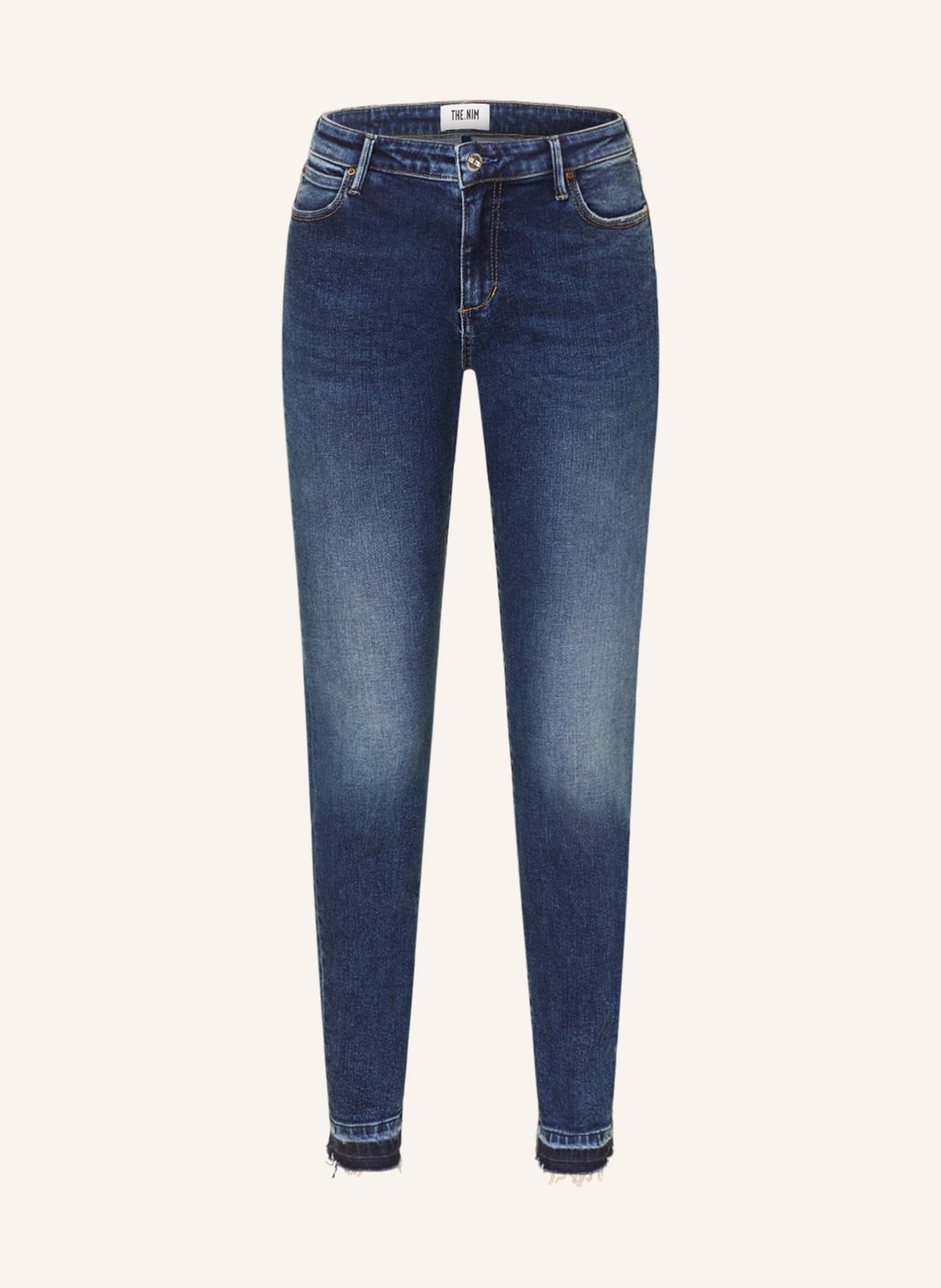 THE.NIM STANDARD Skinny Jeans HOLLY, Farbe: W790-DBL DARK WASHE BLUE (Bild 1)