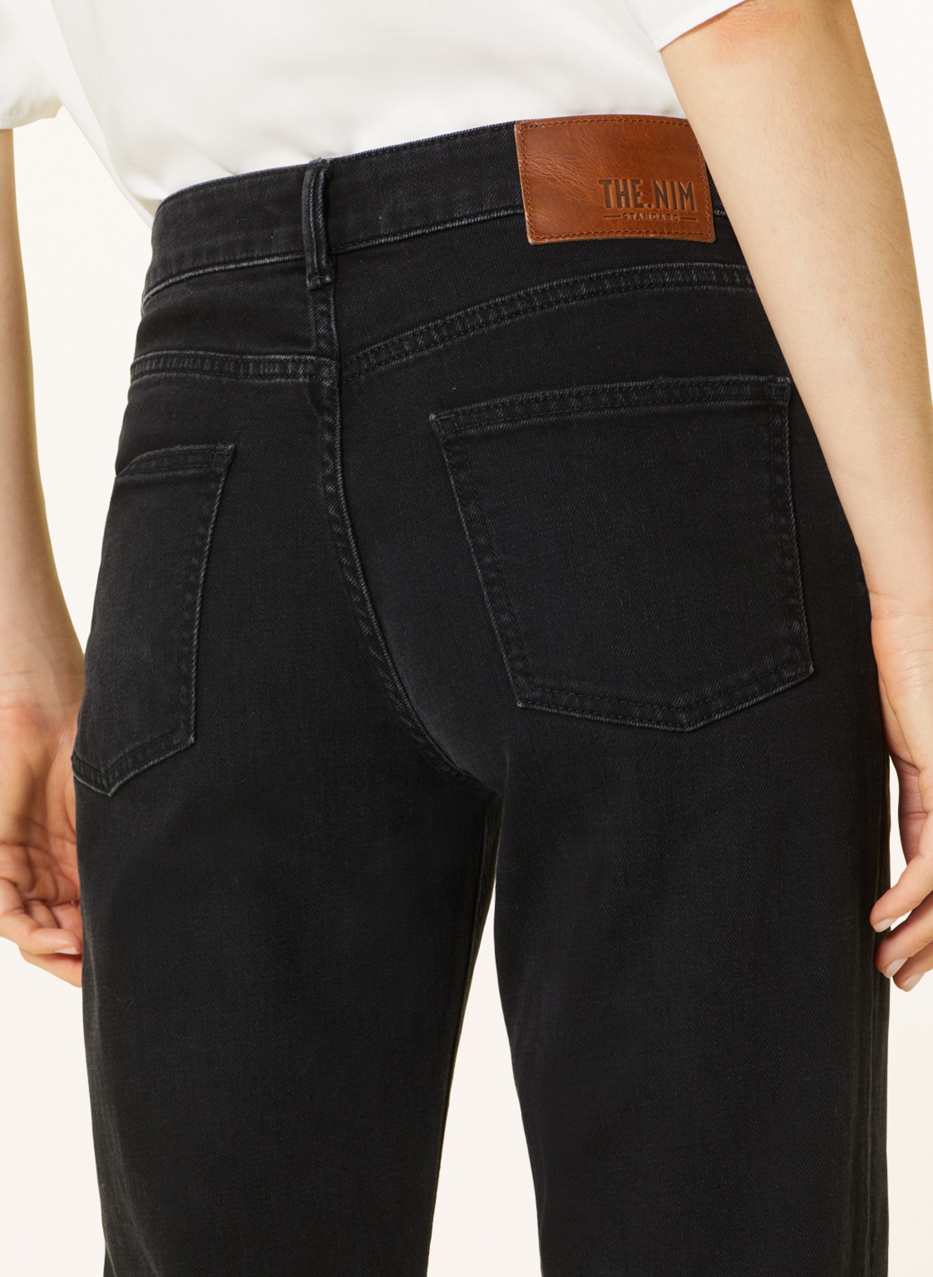 THE.NIM STANDARD Straight Jeans JANE, Farbe: W771-UBK BLACK (Bild 5)