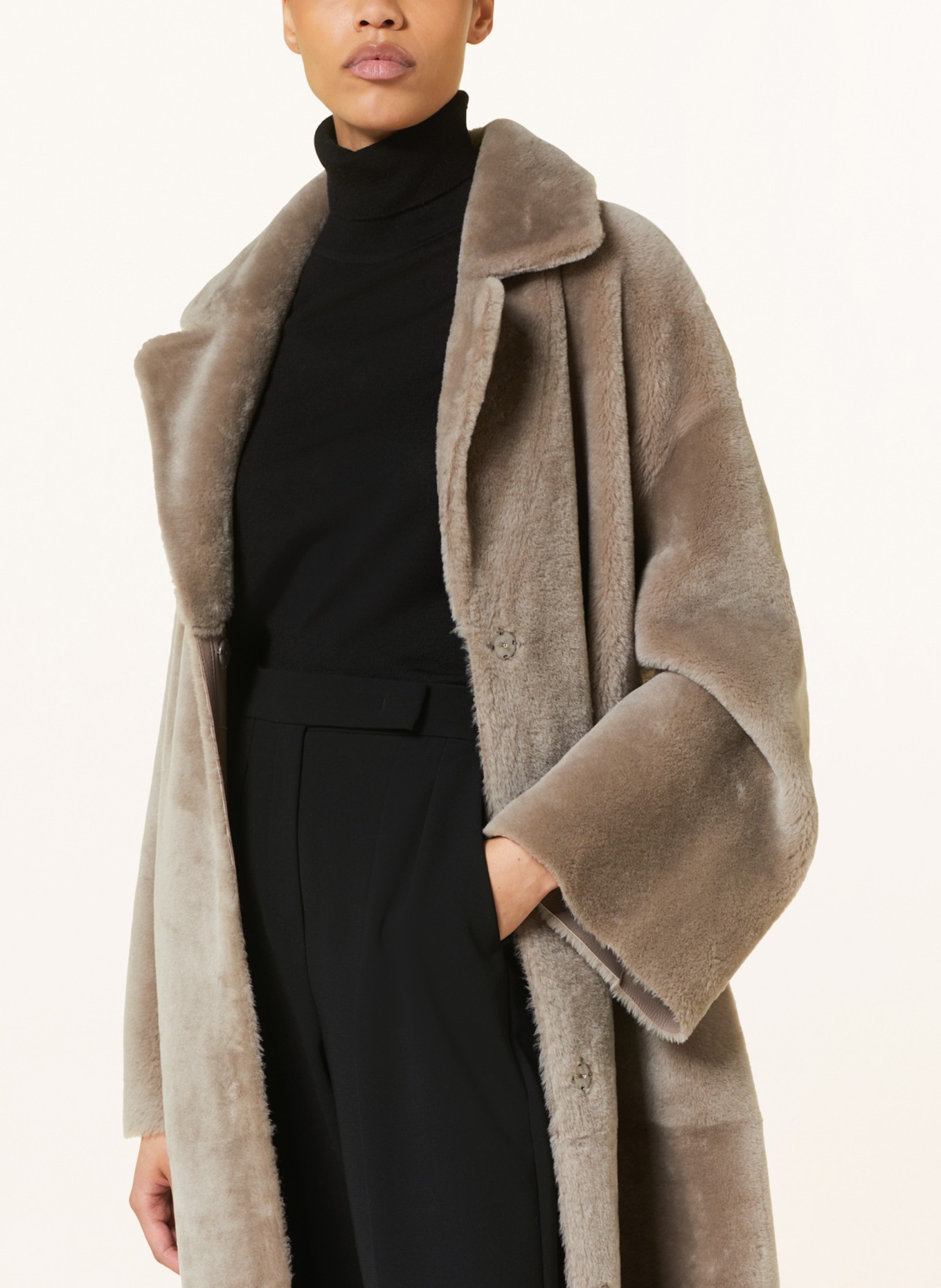 ARMA Lambskin coat VIENNA, Color: BROWN (Image 4)
