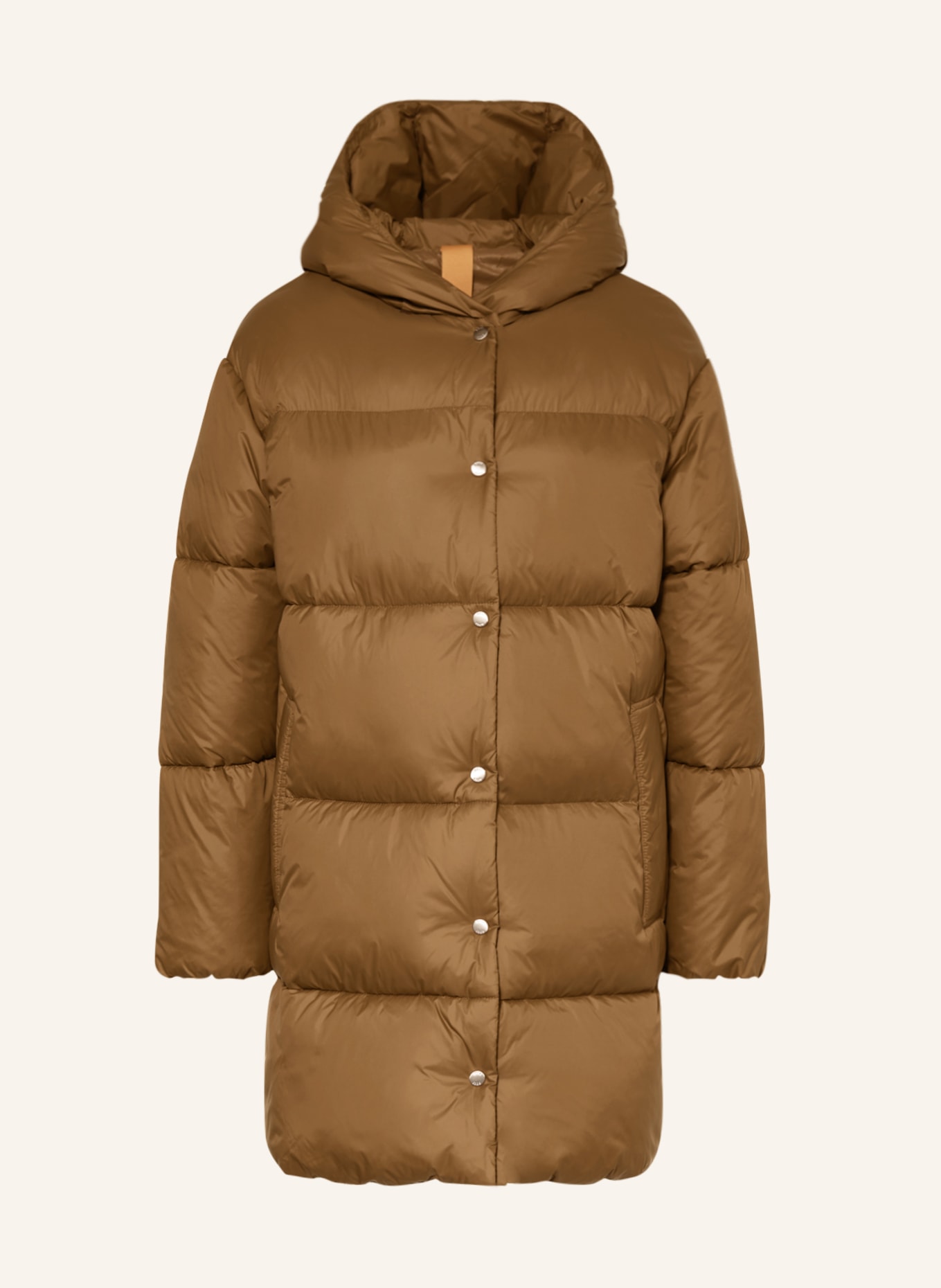 BOSS Quilted coat POLLY, Color: LIGHT BROWN (Image 1)