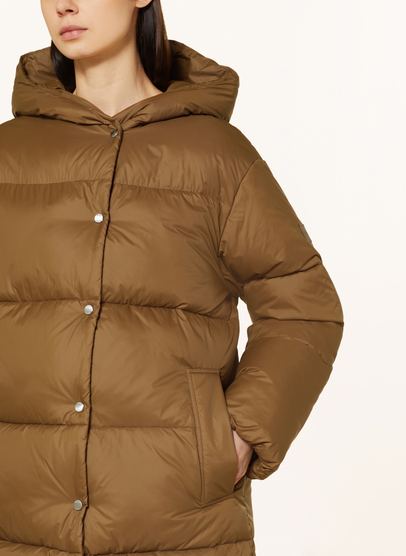 BOSS Quilted coat POLLY, Color: LIGHT BROWN (Image 5)