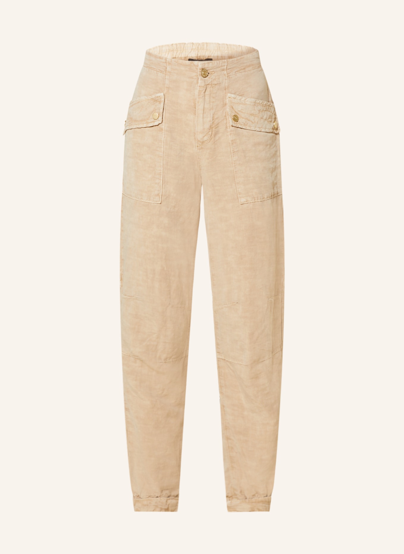 ALLSAINTS Pants VAL with linen, Color: BEIGE (Image 1)