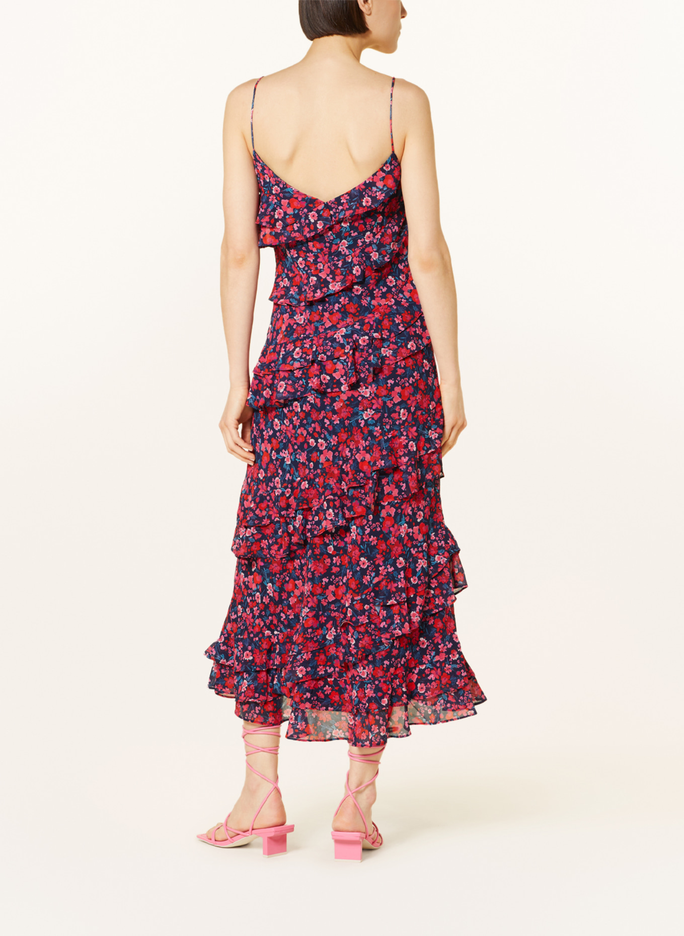Phase Eight Kleid BALLIE, Farbe: BLAU/ ROT/ PINK (Bild 3)