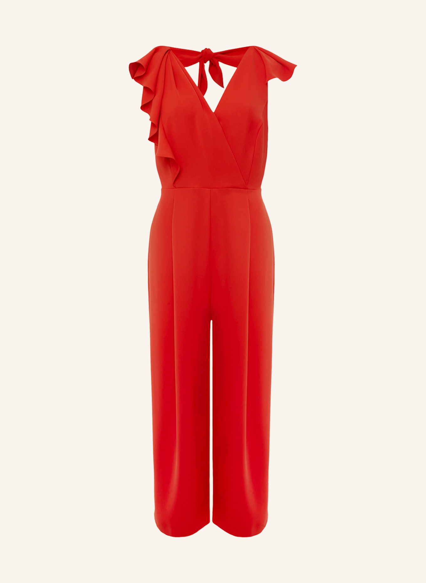 Phase Eight Jumpsuit NICKY with frills, Color: RED (Image 1)
