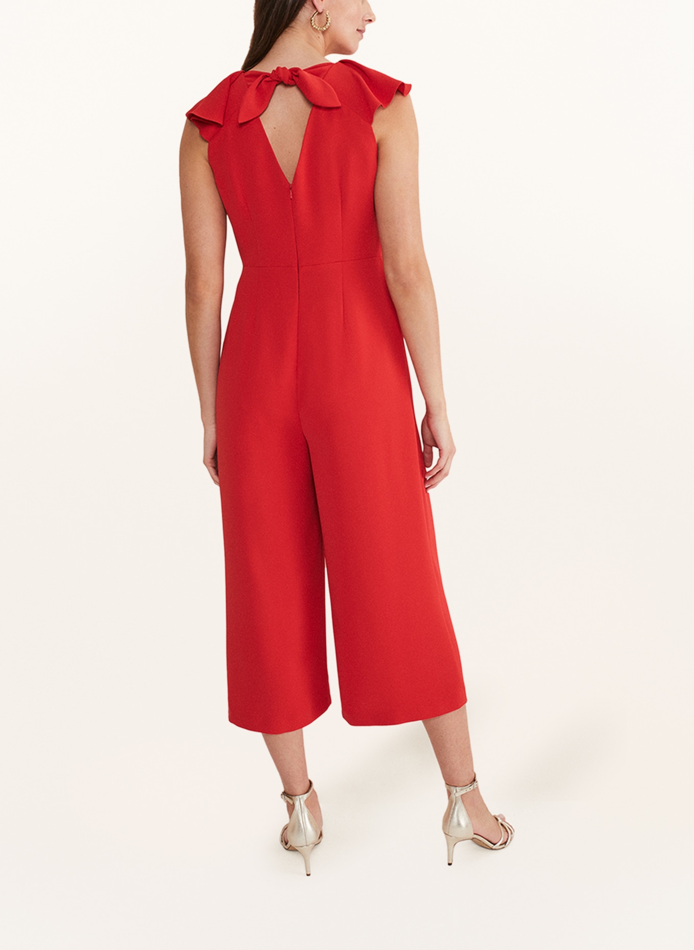 Phase Eight Jumpsuit NICKY with frills, Color: RED (Image 3)
