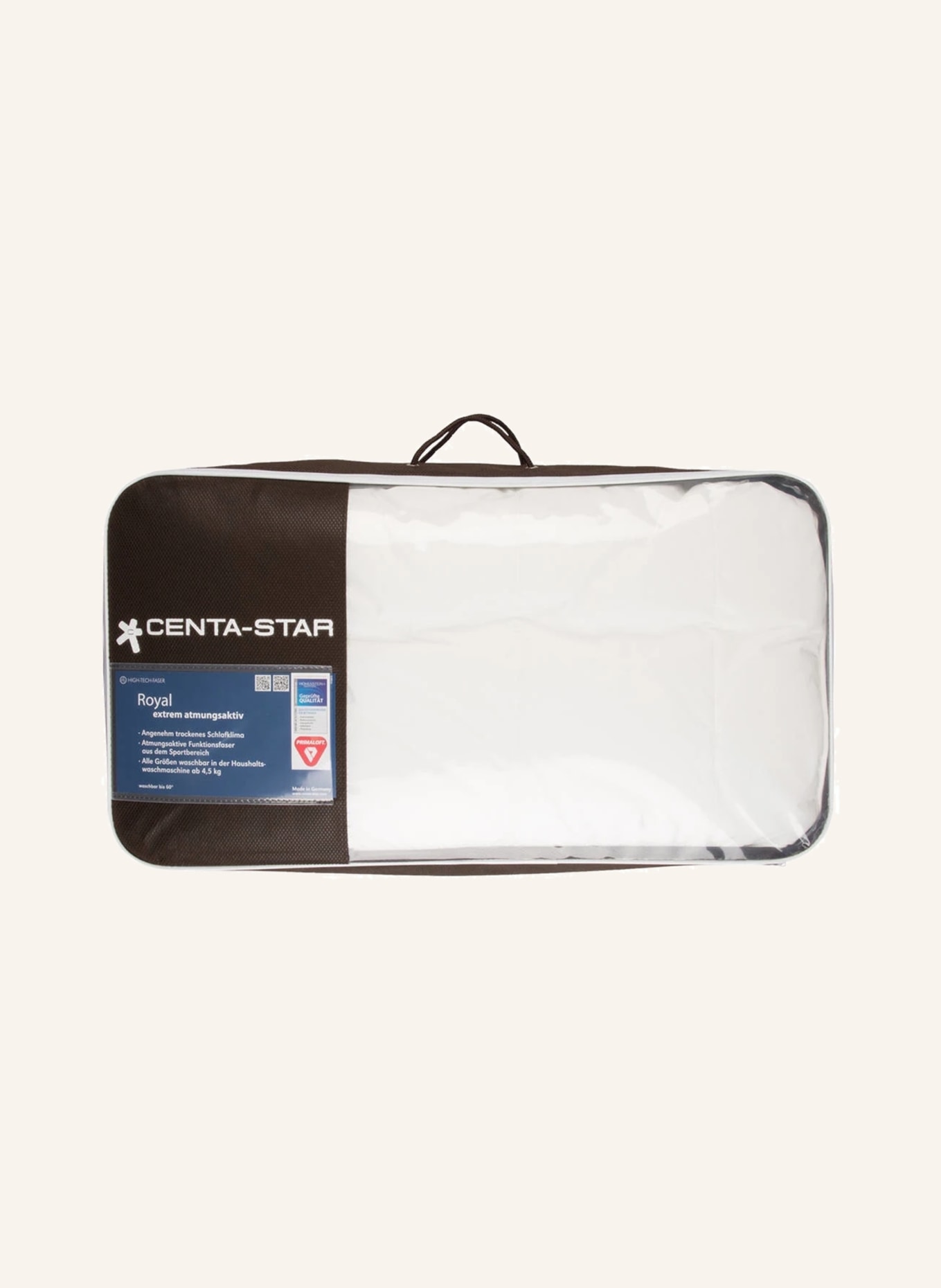 CENTA-STAR Winter-Bettdecke ROYAL DUO: WEISS